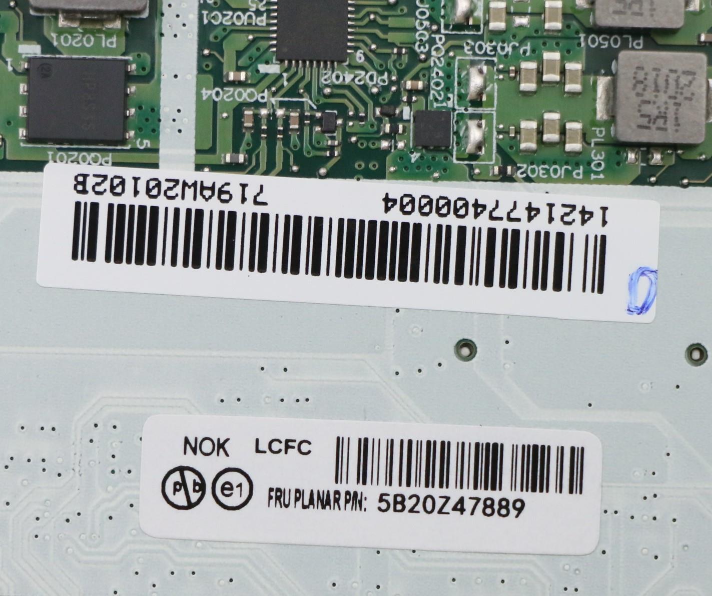 Lenovo Bdplanar I7-10710U Dis Nvp16G - 5B20Z47889
