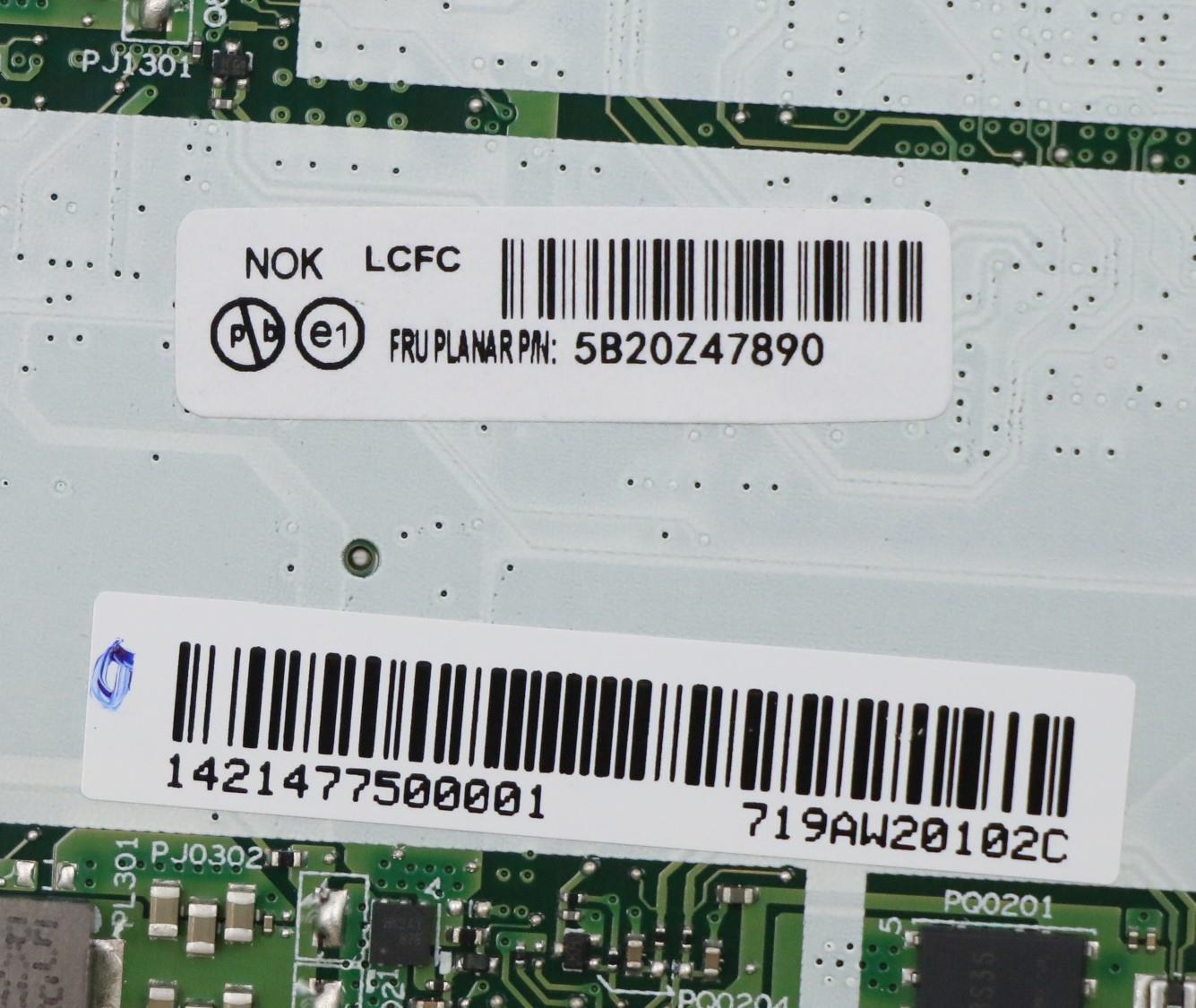 Lenovo Bdplanar I7-10710U 16G Dis Nvp - 5B20Z47890
