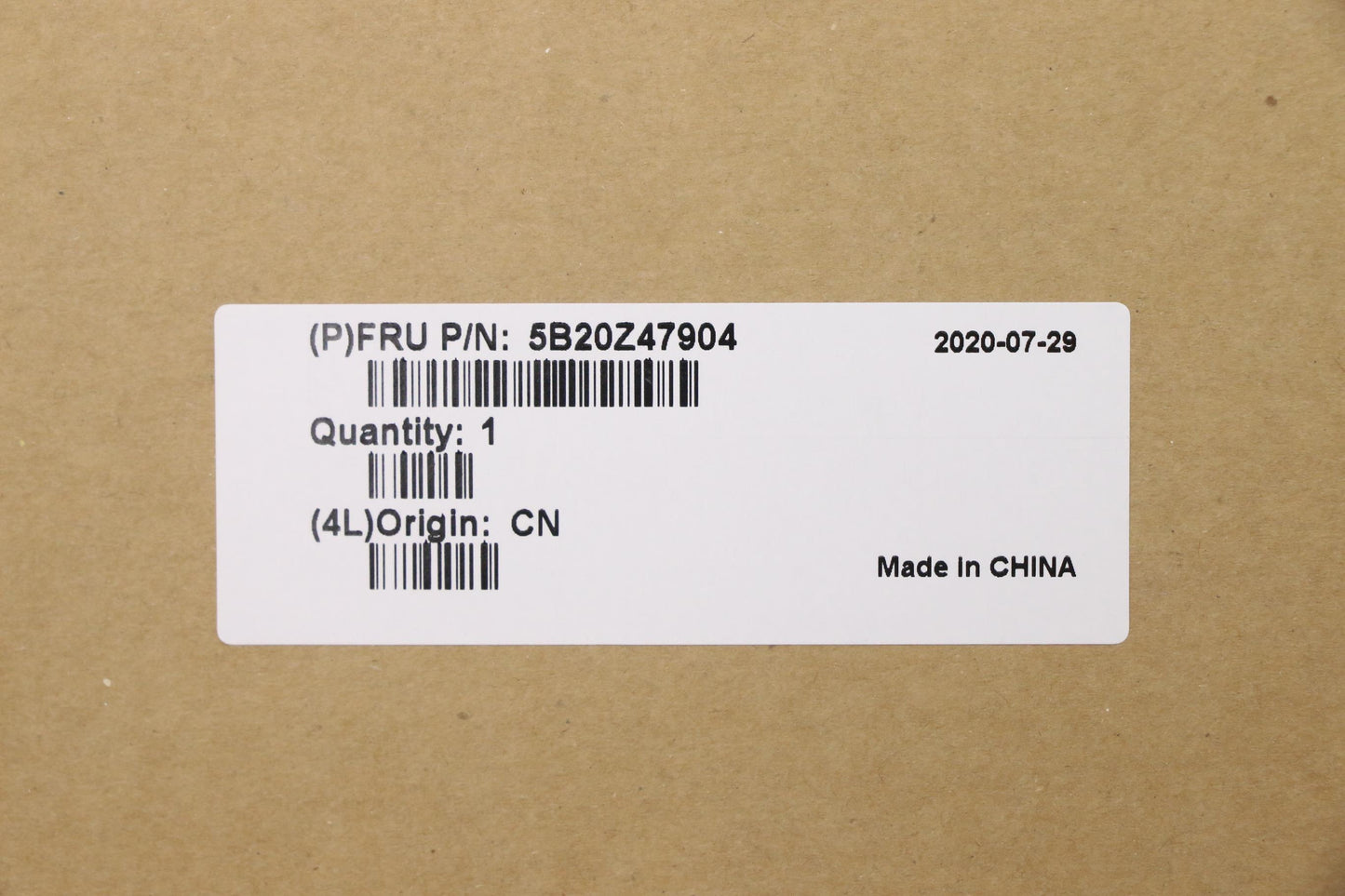 Lenovo Bdplanar I7-10610U 8G Disvp No - 5B20Z47904