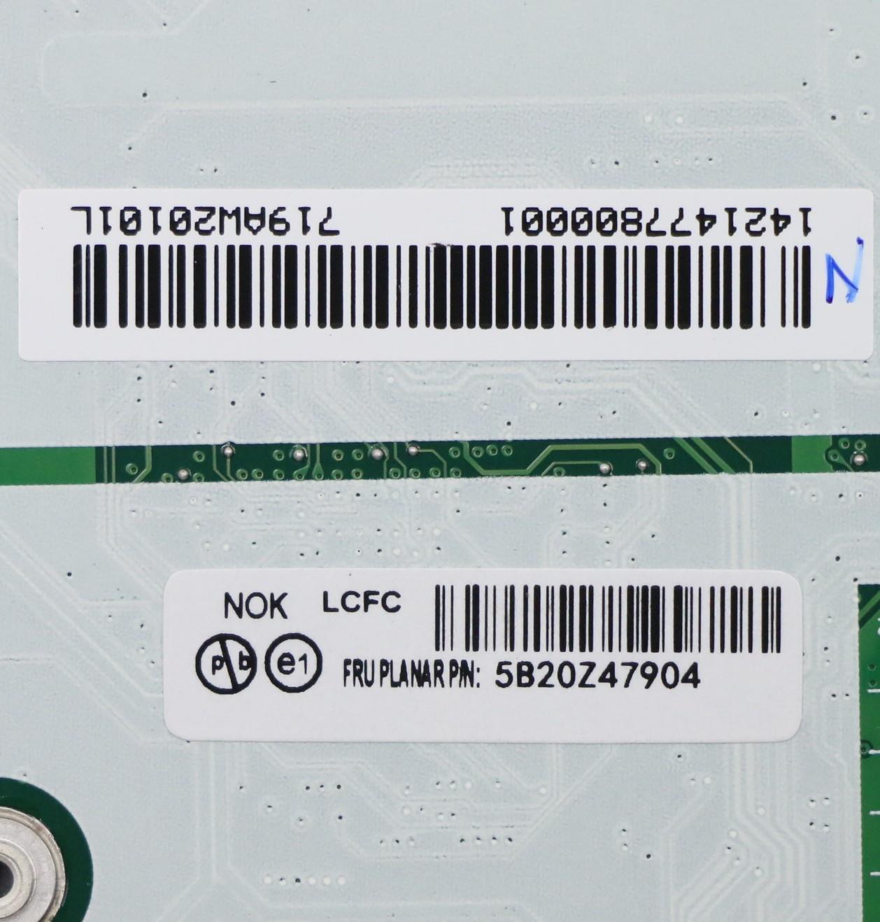 Lenovo Bdplanar I7-10610U 8G Disvp No - 5B20Z47904