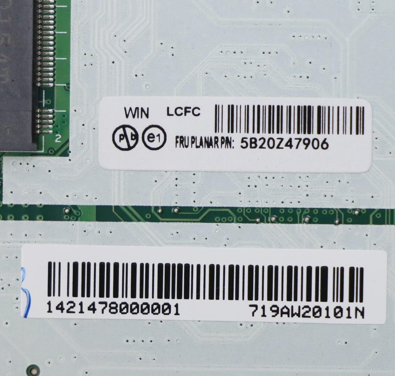 Lenovo Bdplanar I7-10610U 8G Disvp Wi - 5B20Z47906
