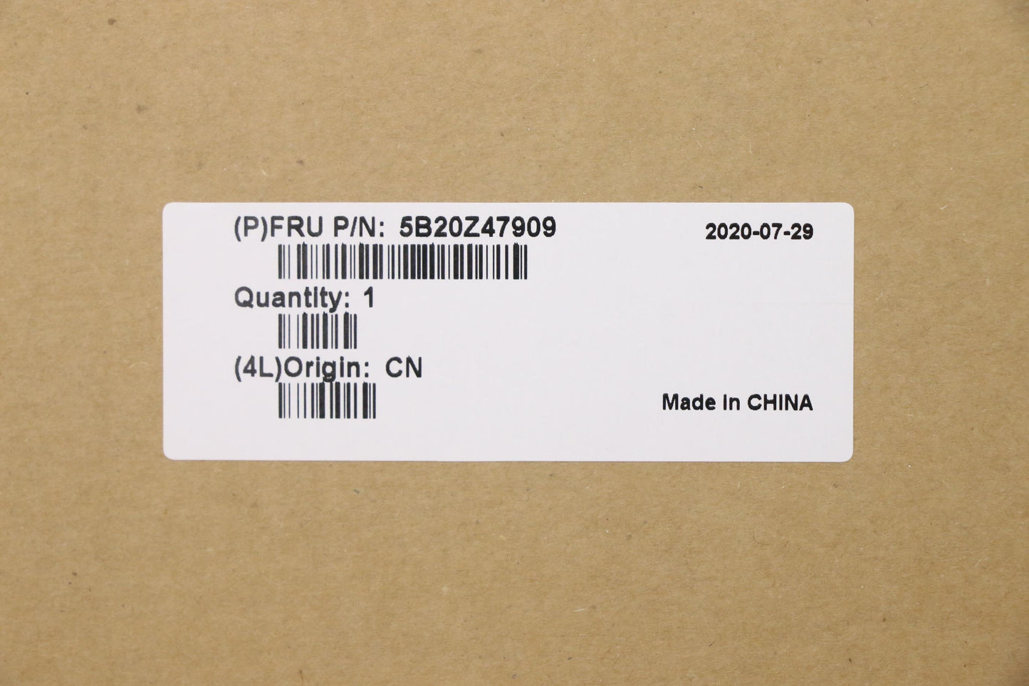Lenovo Bdplanar I7-10610U 8G Disvp No - 5B20Z47909