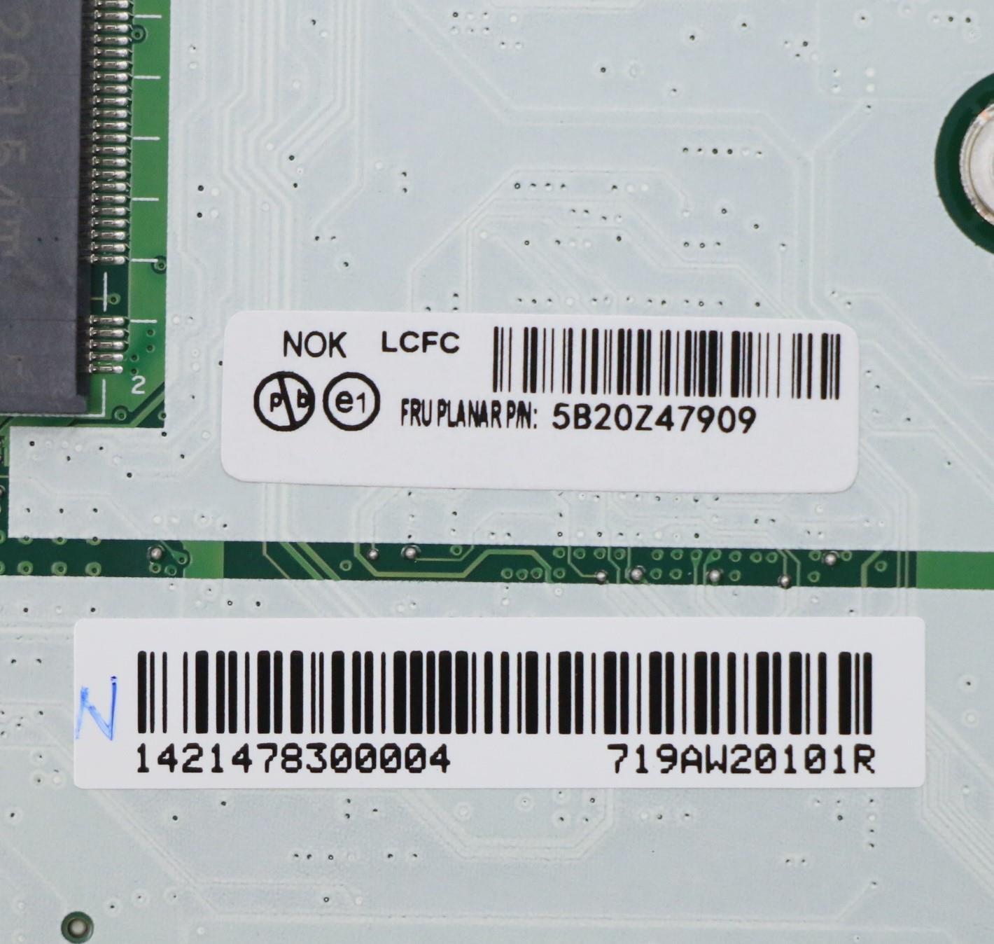 Lenovo Bdplanar I7-10610U 8G Disvp No - 5B20Z47909