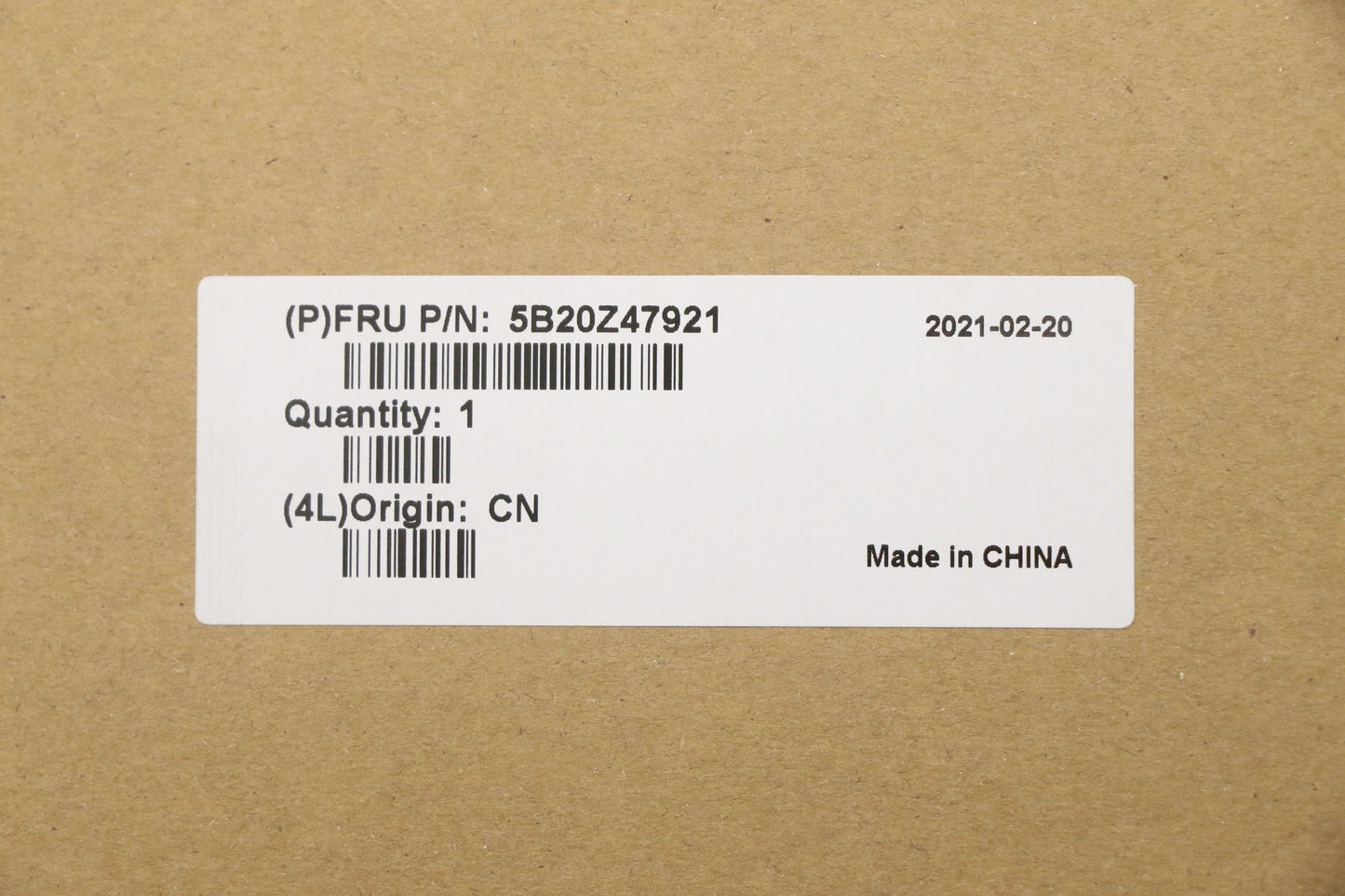 Lenovo Bdplanar I7-10610U 16G Disvp W - 5B20Z47921