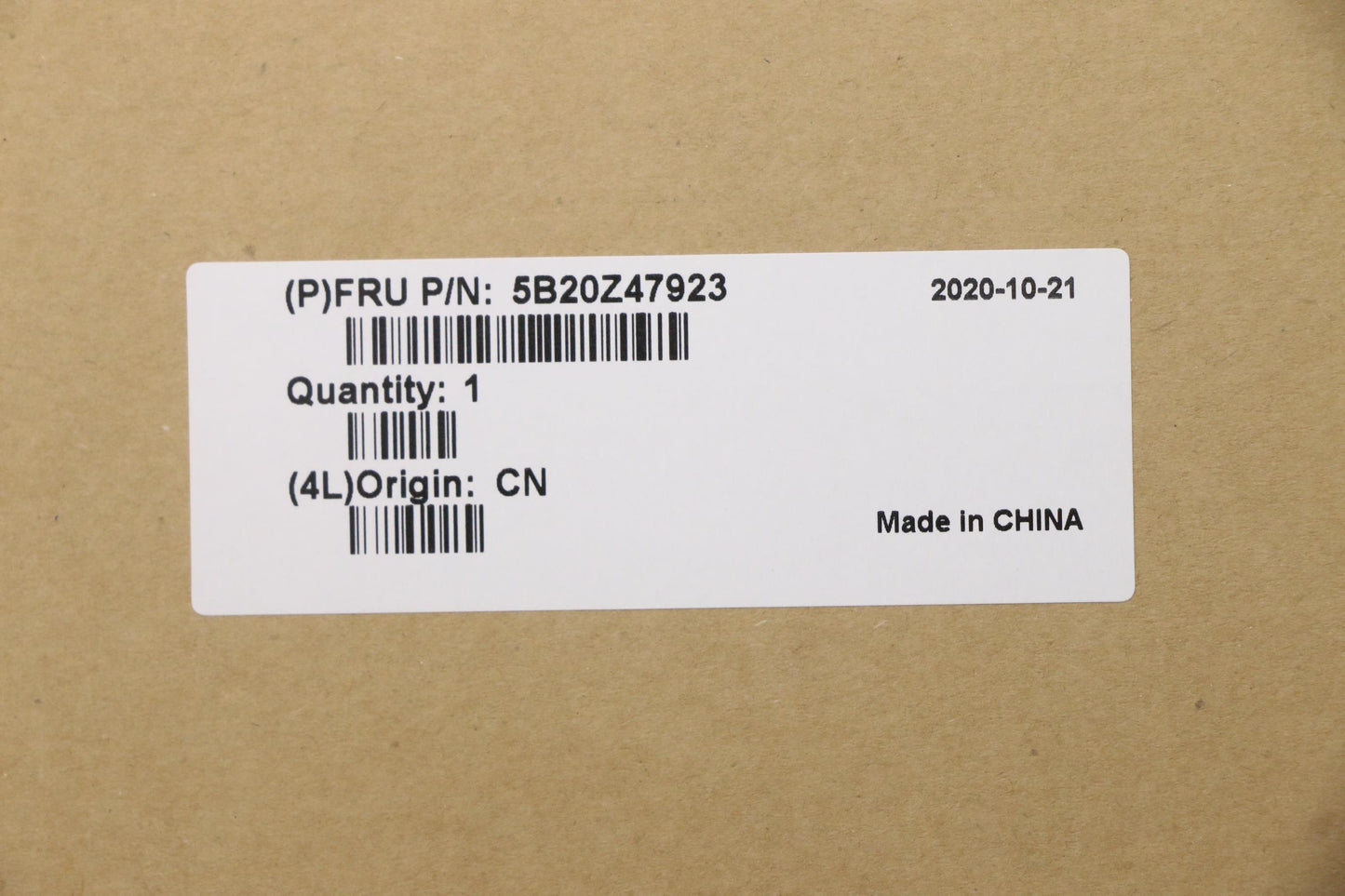 Lenovo Bdplanar I7-10610U 16G Disvp N - 5B20Z47923