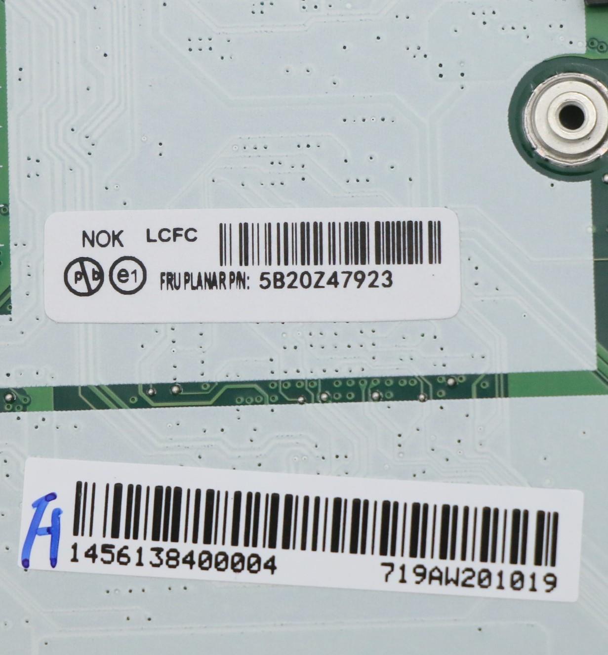 Lenovo Bdplanar I7-10610U 16G Disvp N - 5B20Z47923