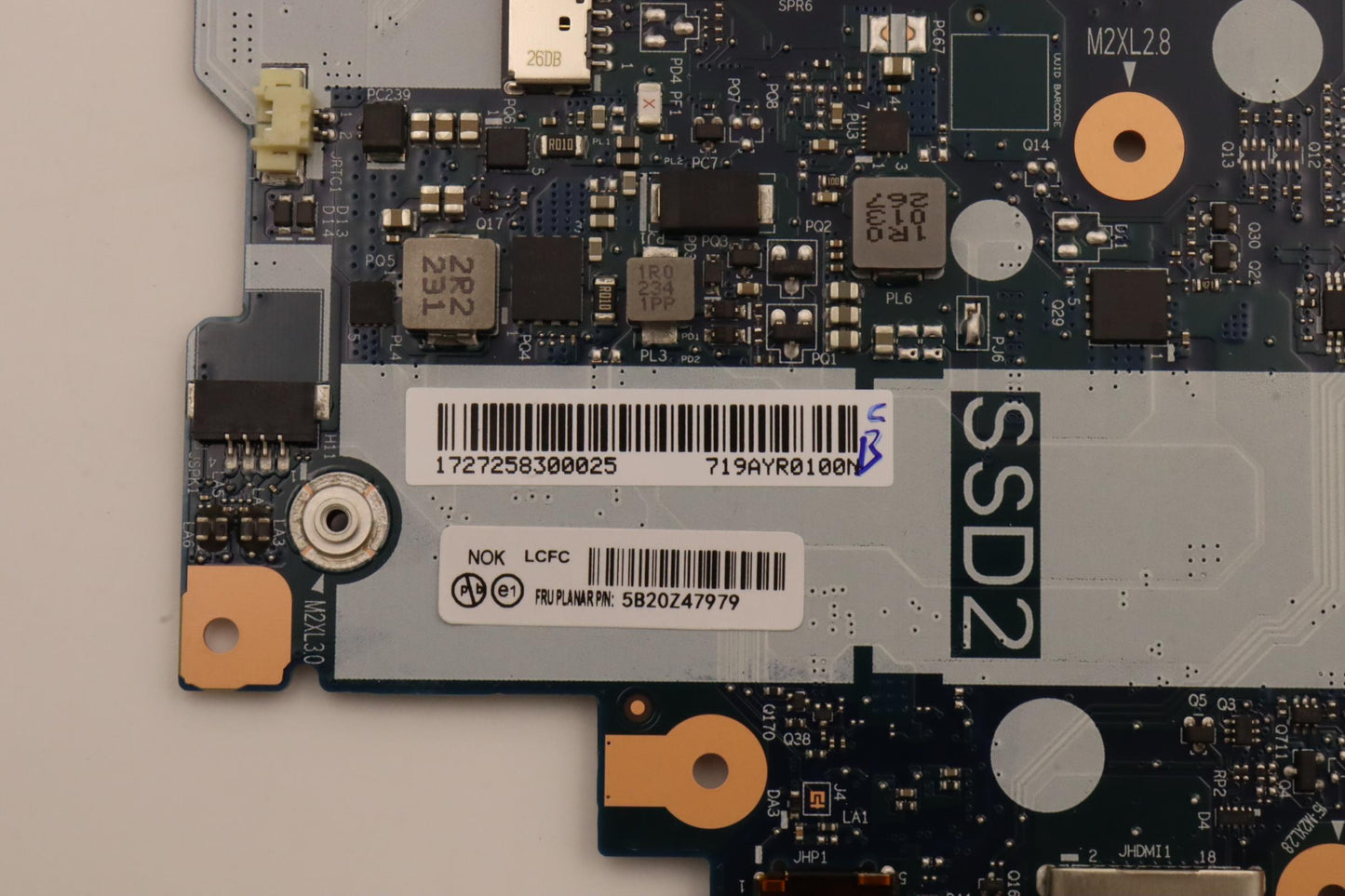 Lenovo Bdplanar R5 4600U 8G Nok,Nd,Yt - 5B20Z47979