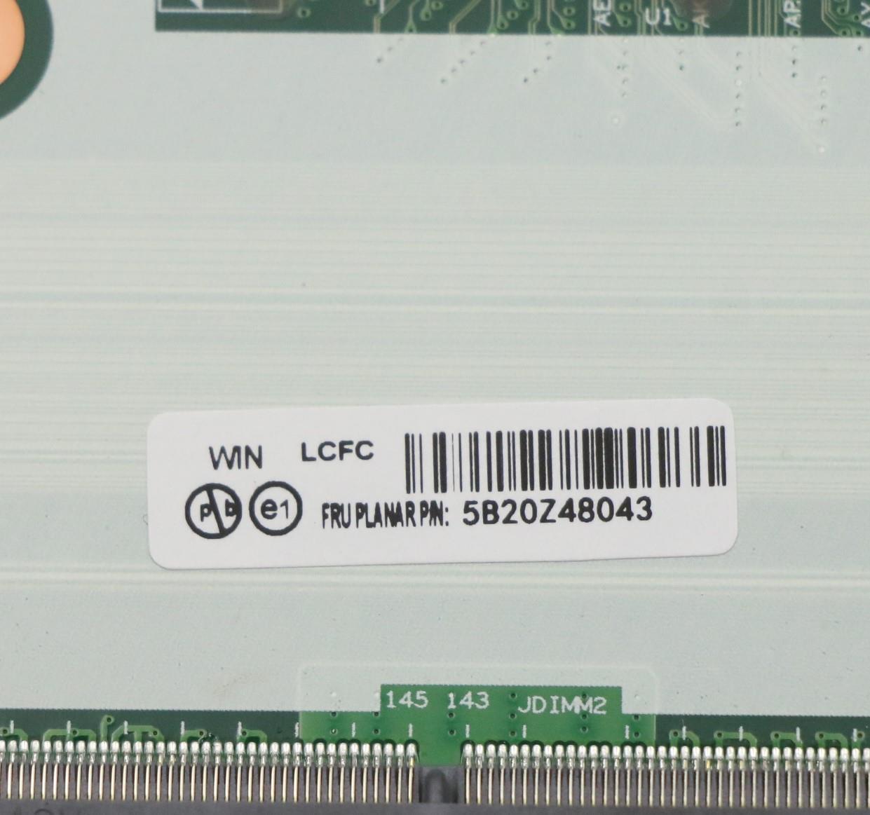 Lenovo Motherboard with Intel i7-10750H, P620, for Windows - 5B20Z48043