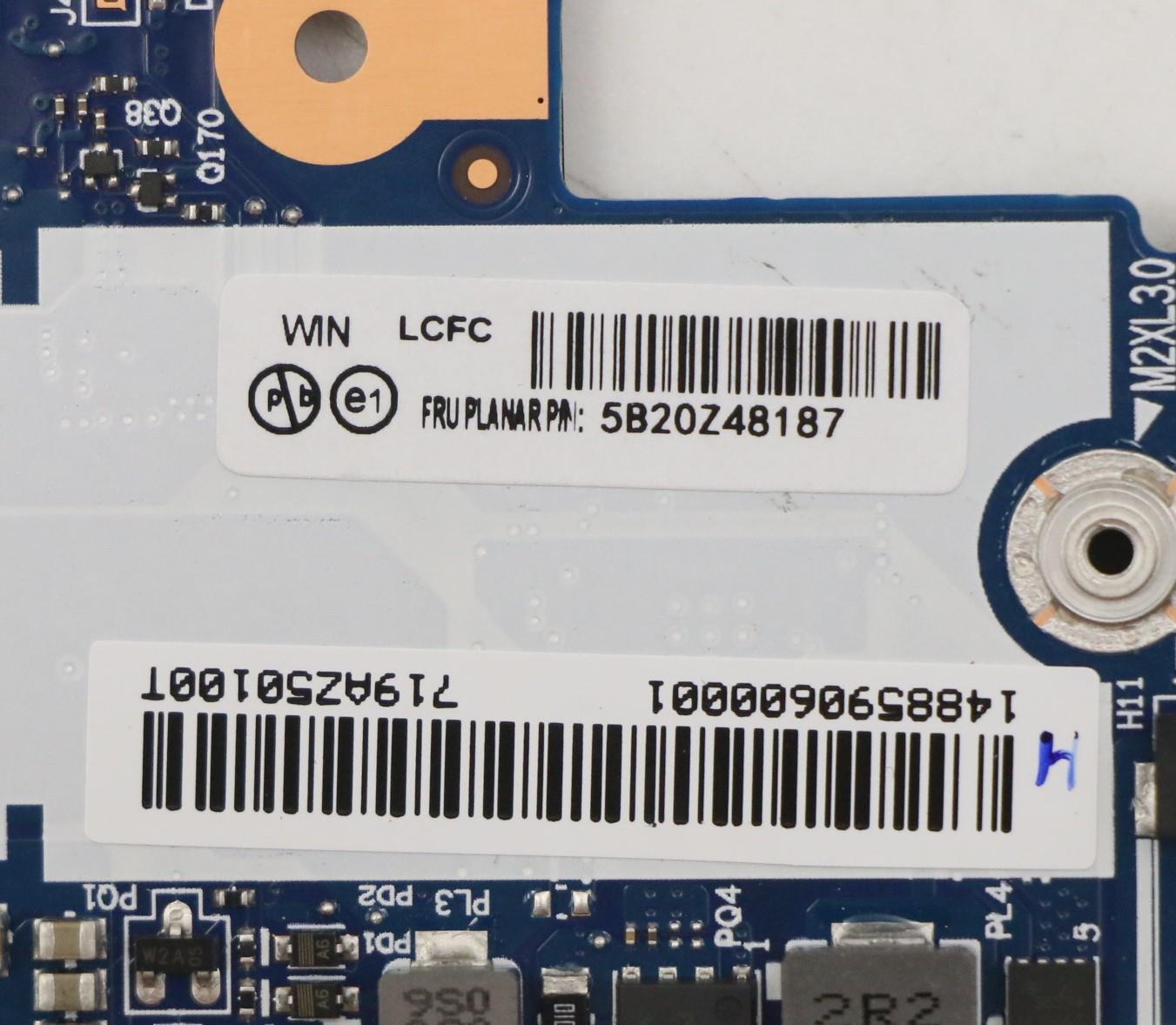 Lenovo Bdplanar R7 4800U 8G Win N-D Y - 5B20Z48187