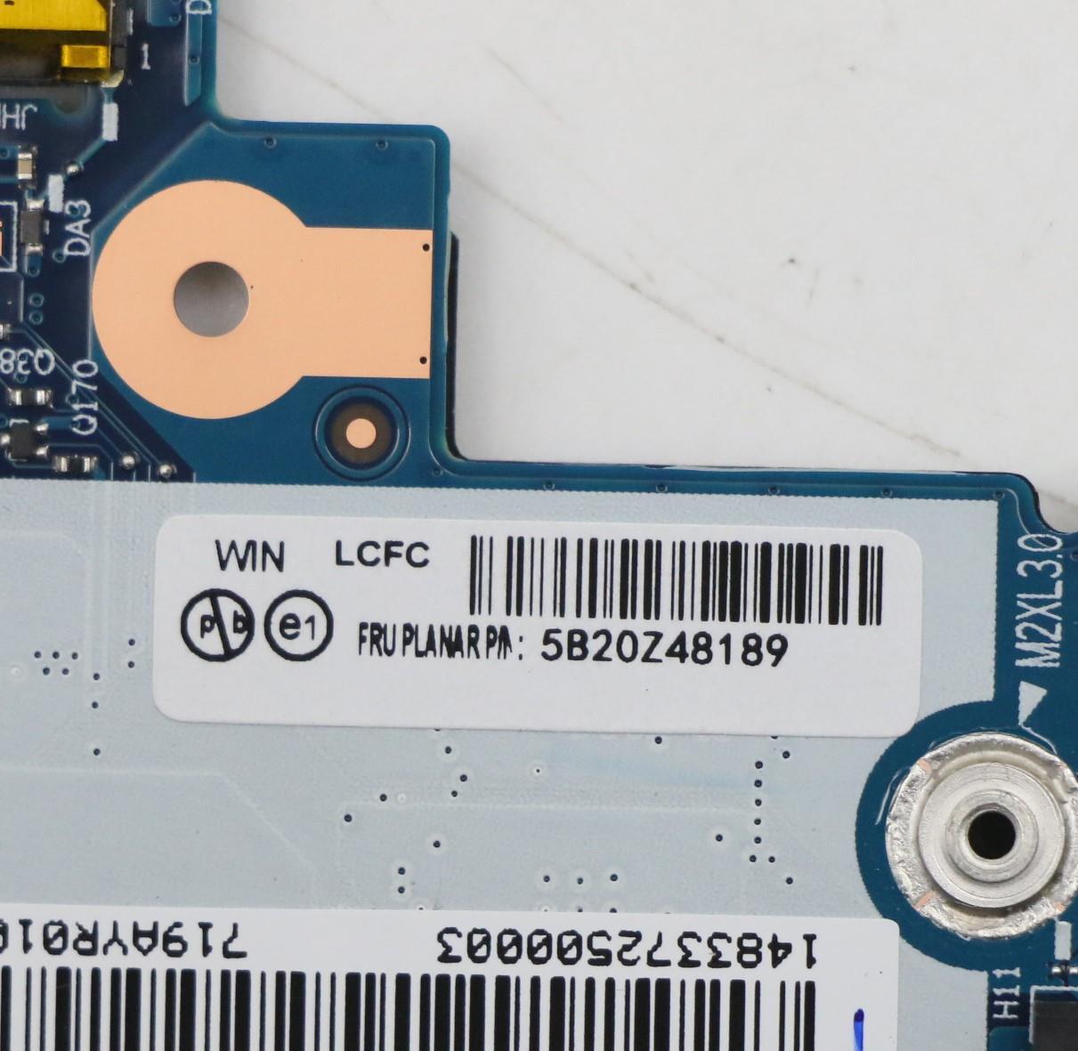 Lenovo Bdplanar R7 4800U Ig8G Win Nd - 5B20Z48189