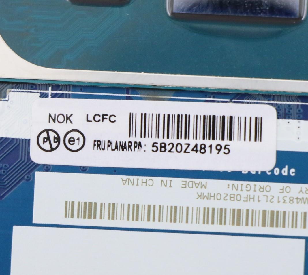Lenovo Bdplanar I5-1135G7 Iris,Nok,Y- - 5B20Z48195