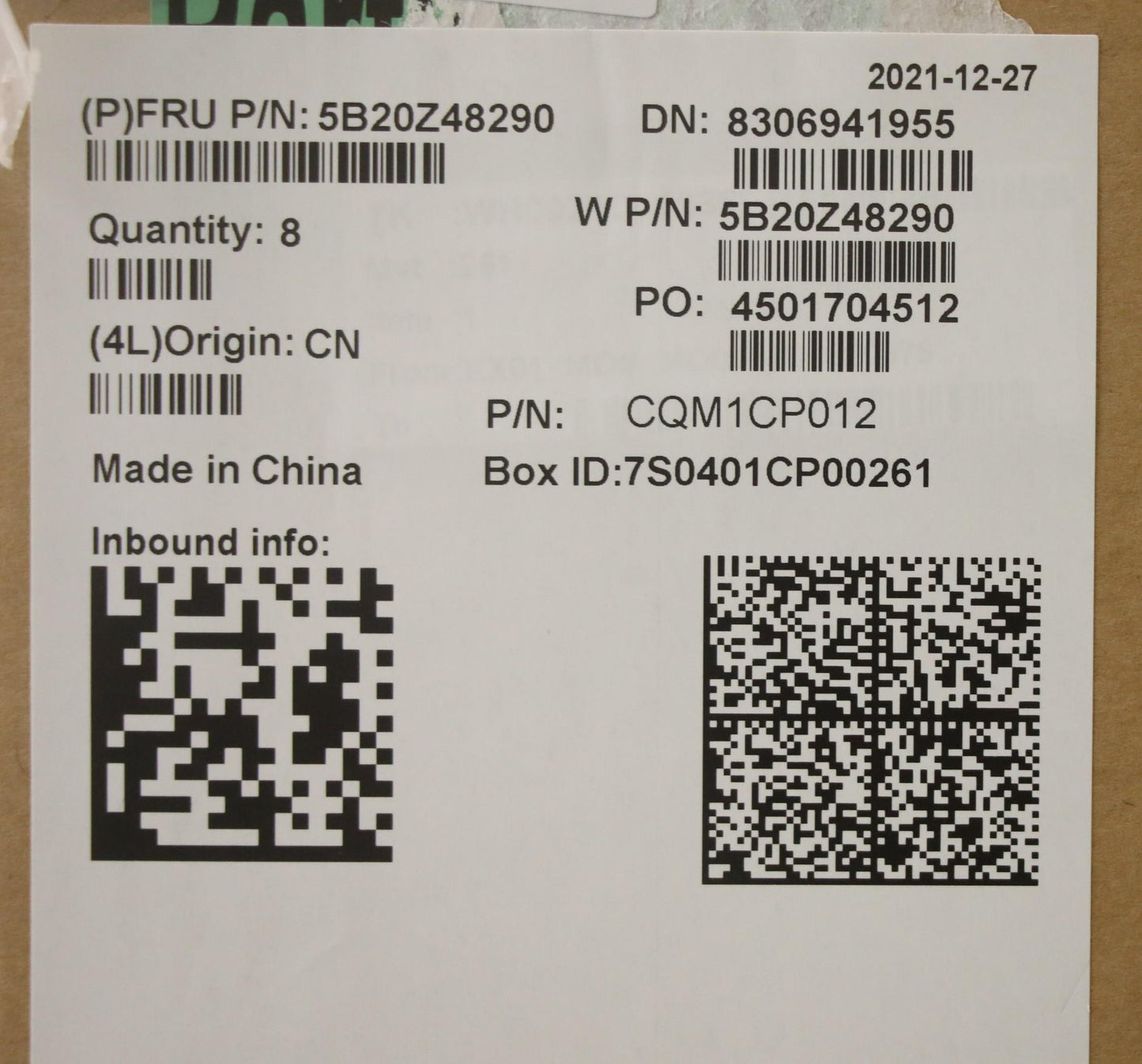 Lenovo Bdplanar Fli7-1185G7 Vp16G Ydt - 5B20Z48290