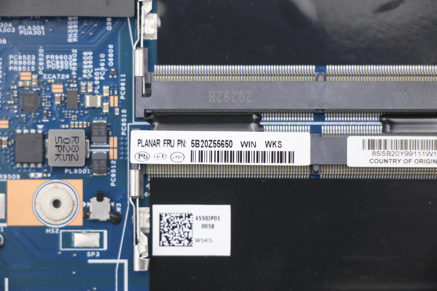 Lenovo Bdplanar Wini9-10885Hdisyaydty - 5B20Z55650