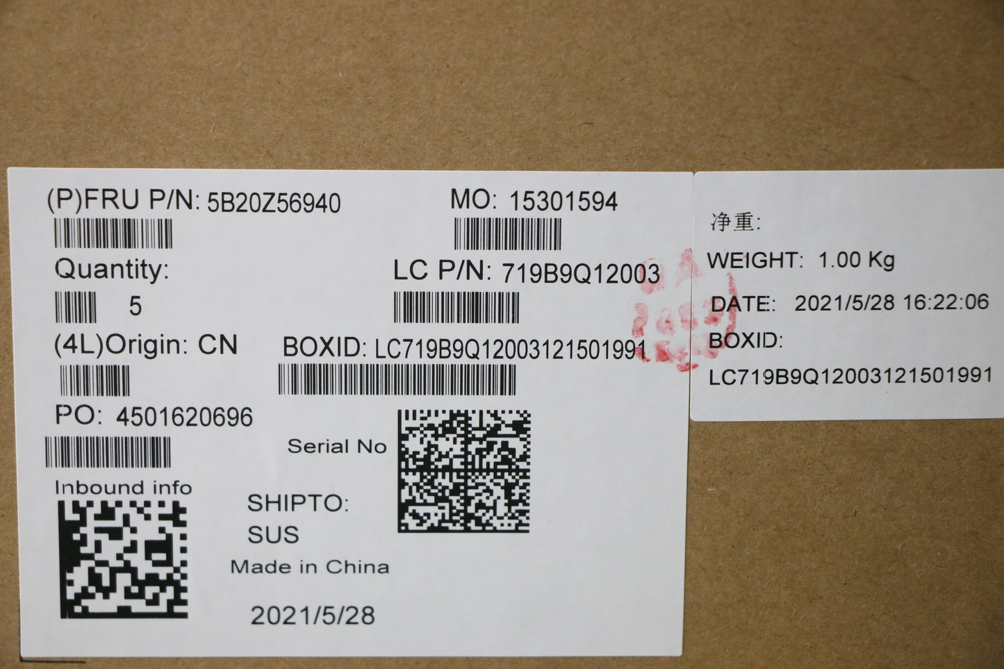 Lenovo Bdplanar Mb L82Fg Win Corei3N1 - 5B20Z56940