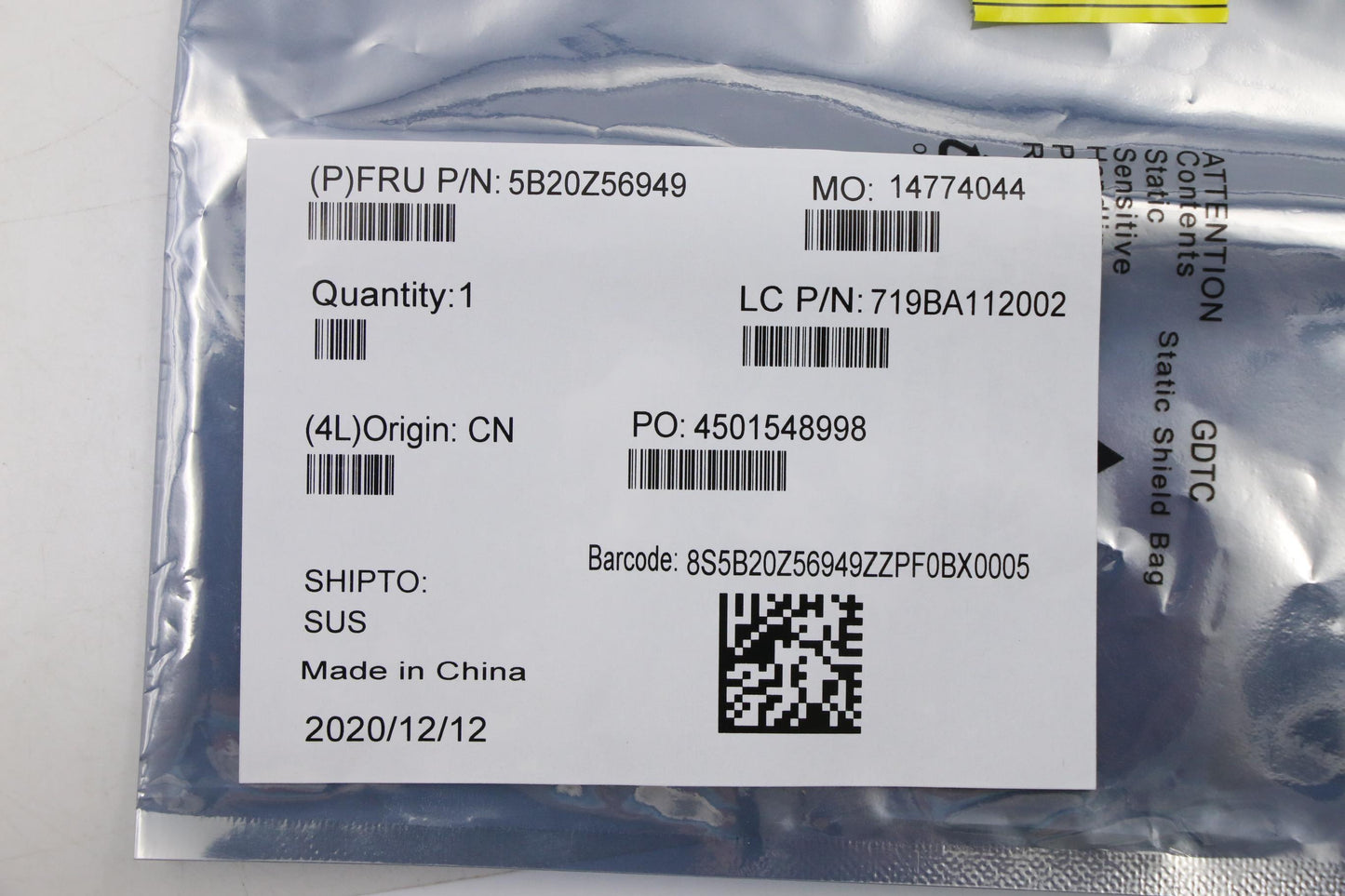 Lenovo Bdplanar Mb L 82D1 Win I51135G - 5B20Z56949