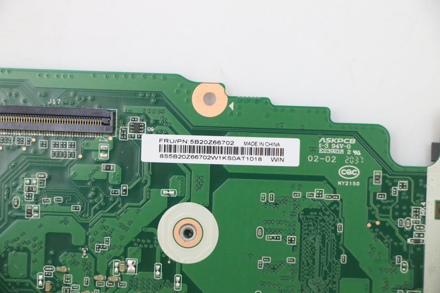 Lenovo Bdplanar Mb W 82Gk Win 3015E U - 5B20Z66702