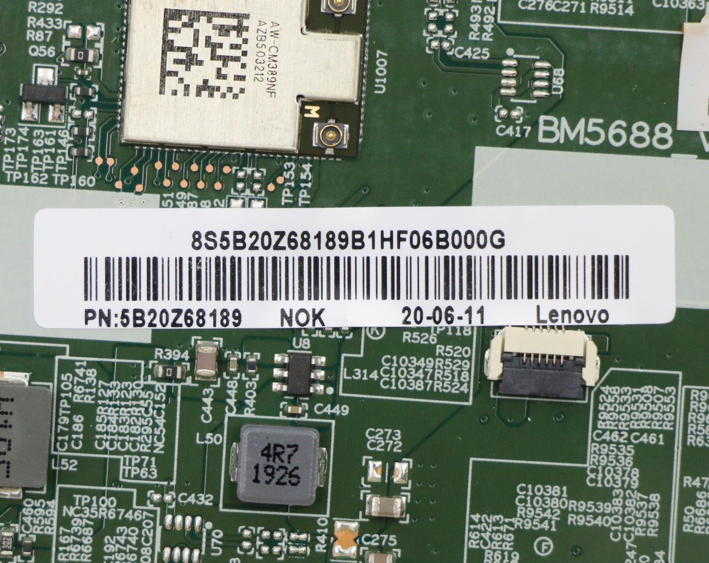 Lenovo Bdplanar Mbbnok Mt8173Cuma4G16 - 5B20Z68189