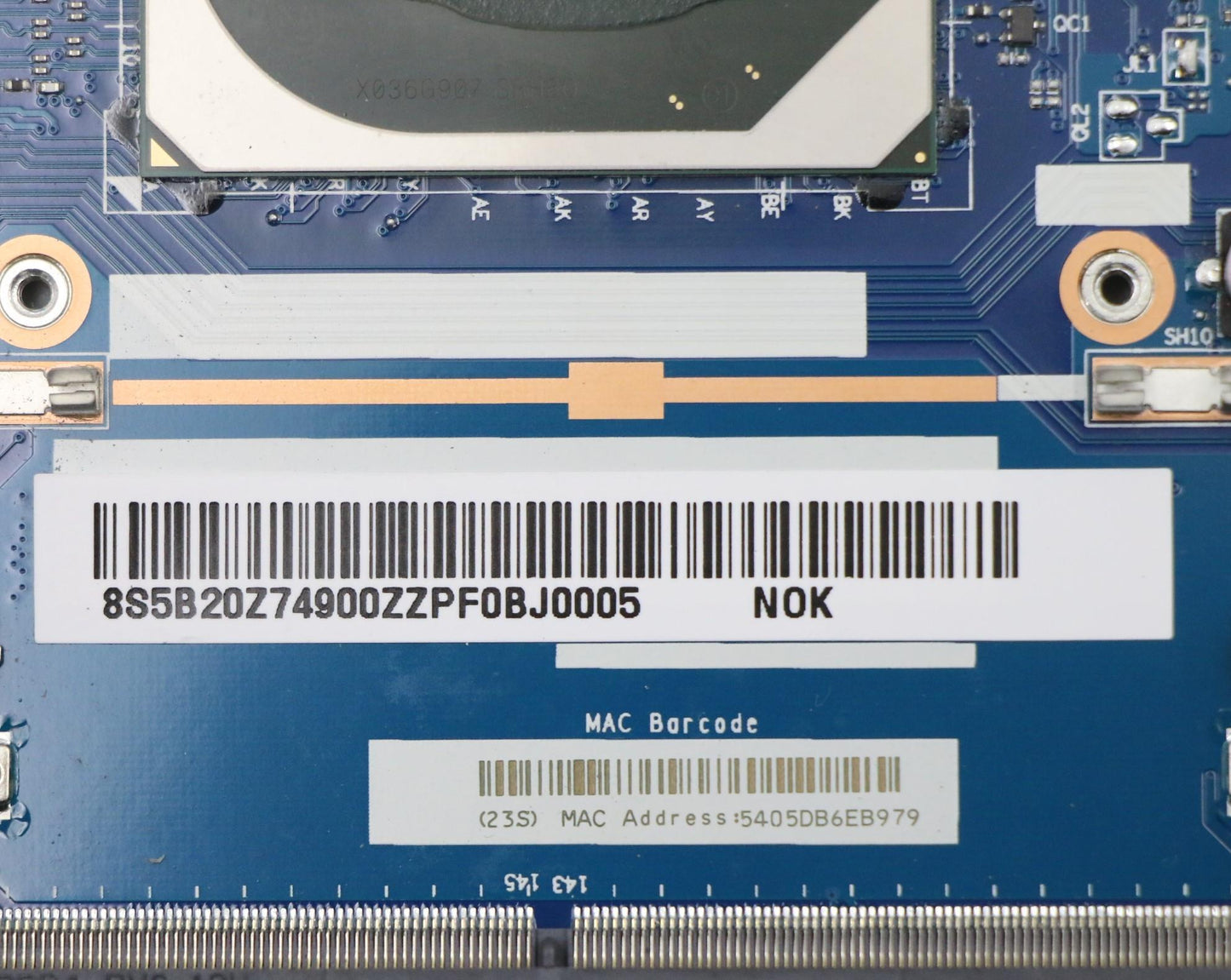 Lenovo Bdplanar Mbl20V3Noki710750H_Gt - 5B20Z74900
