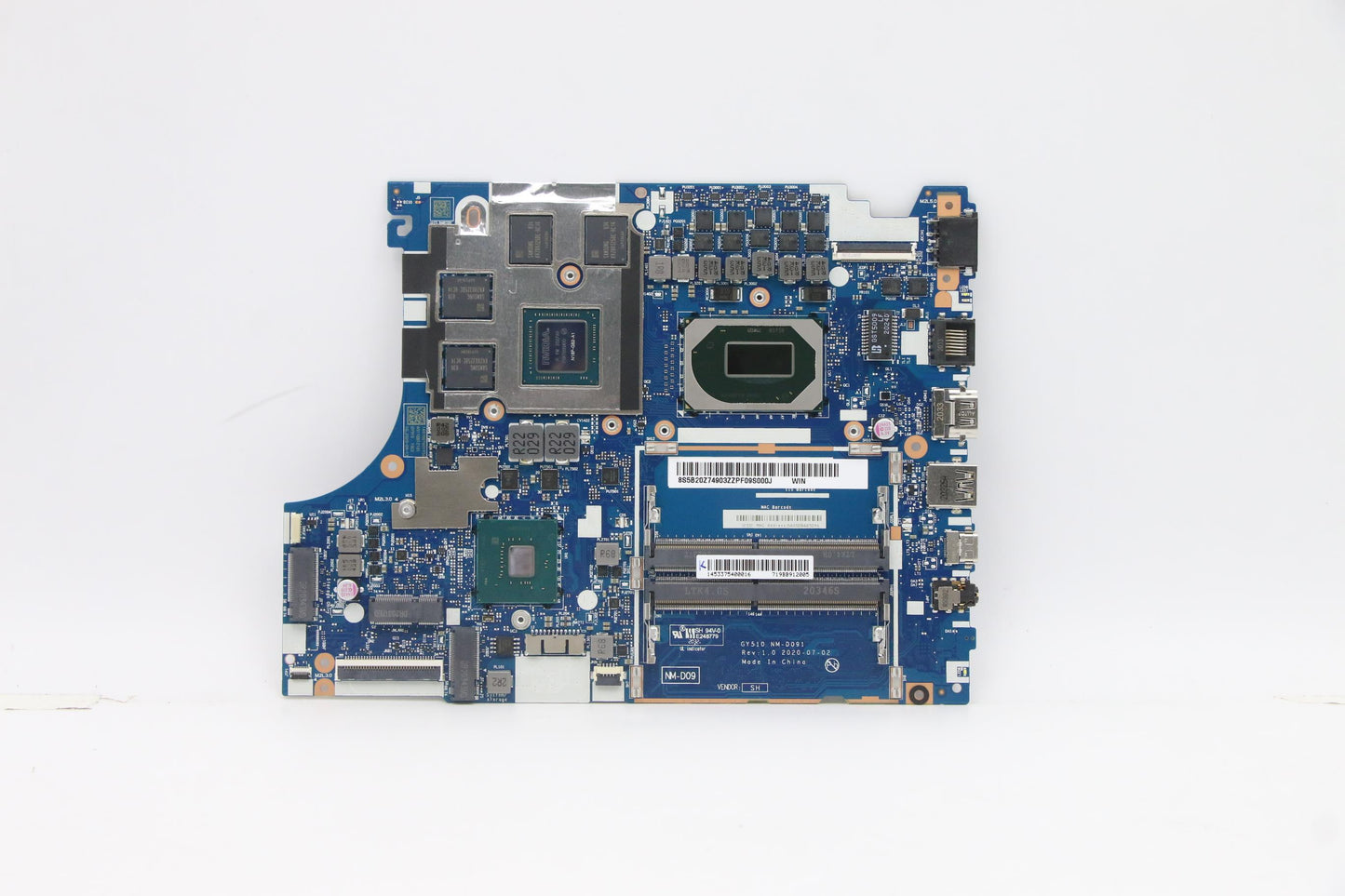 Lenovo Motherboard, i7-10750H, GTX1650TI, 4GB RAM, Windows Compatible - 5B20Z74903