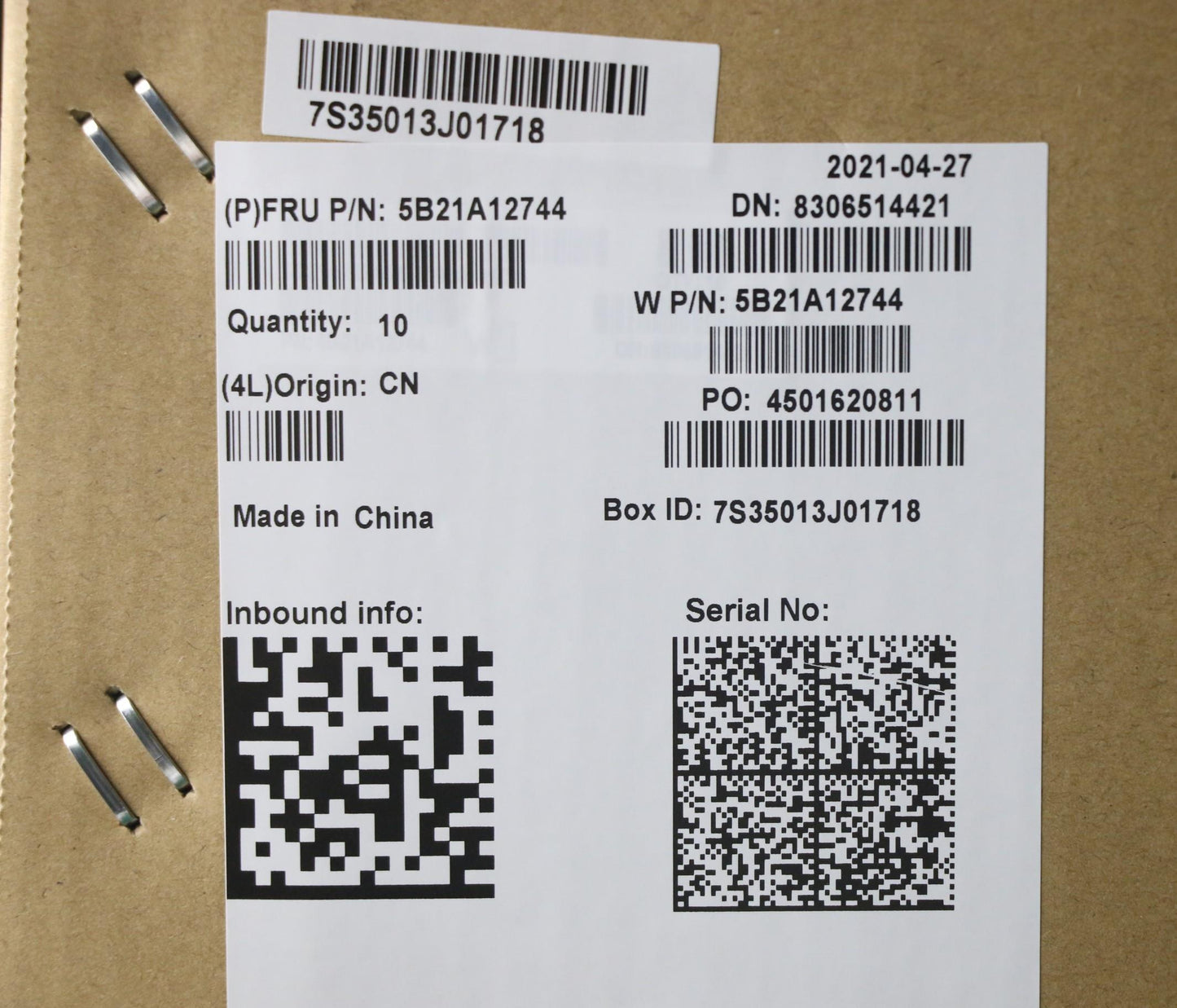 Lenovo Bdplanar I7-1165G7 4+4G Ydt No - 5B21A12744