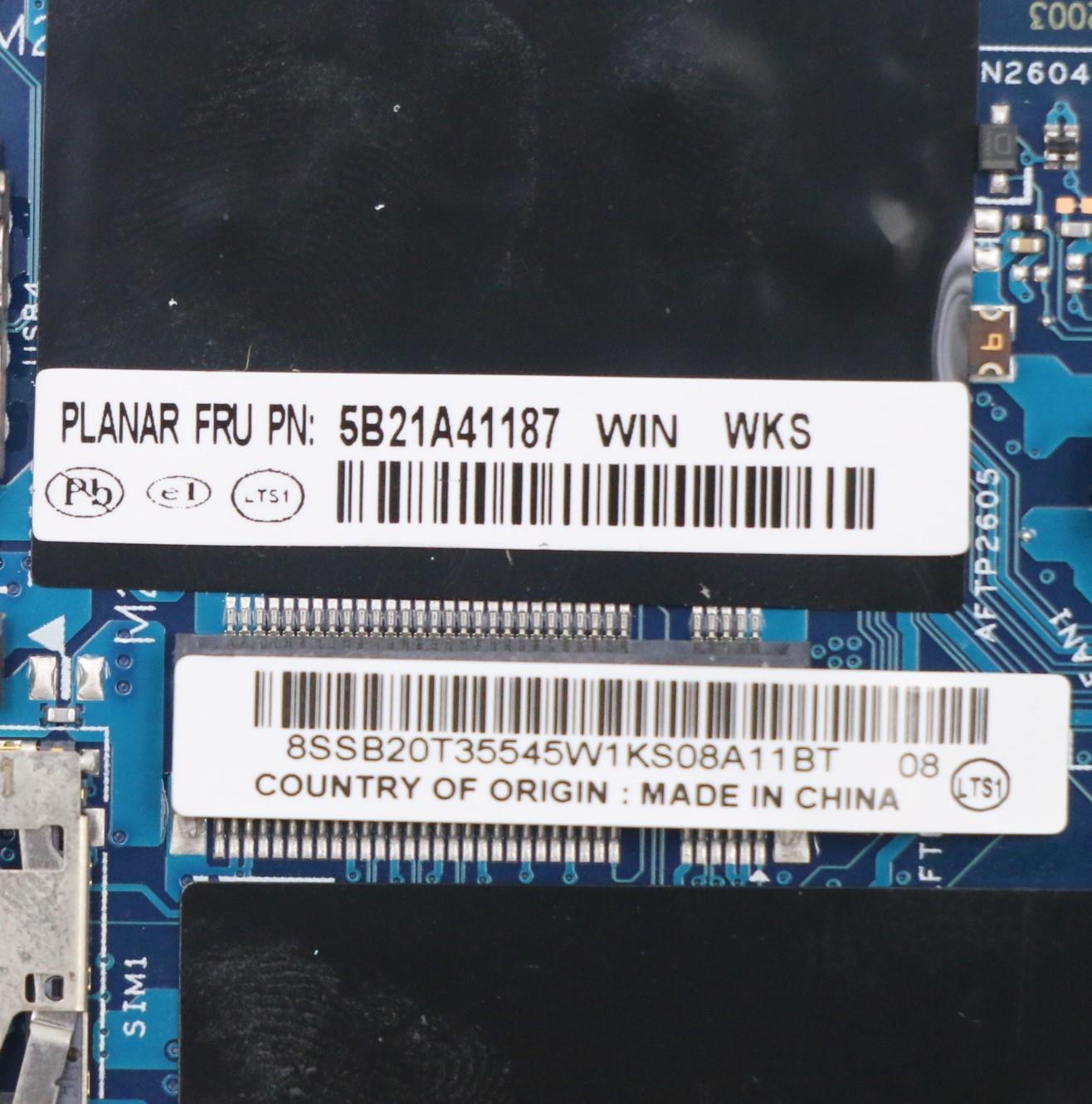 Lenovo Bdplanar Win,I5-8265U,8G,Jp,Dt - 5B21A41187