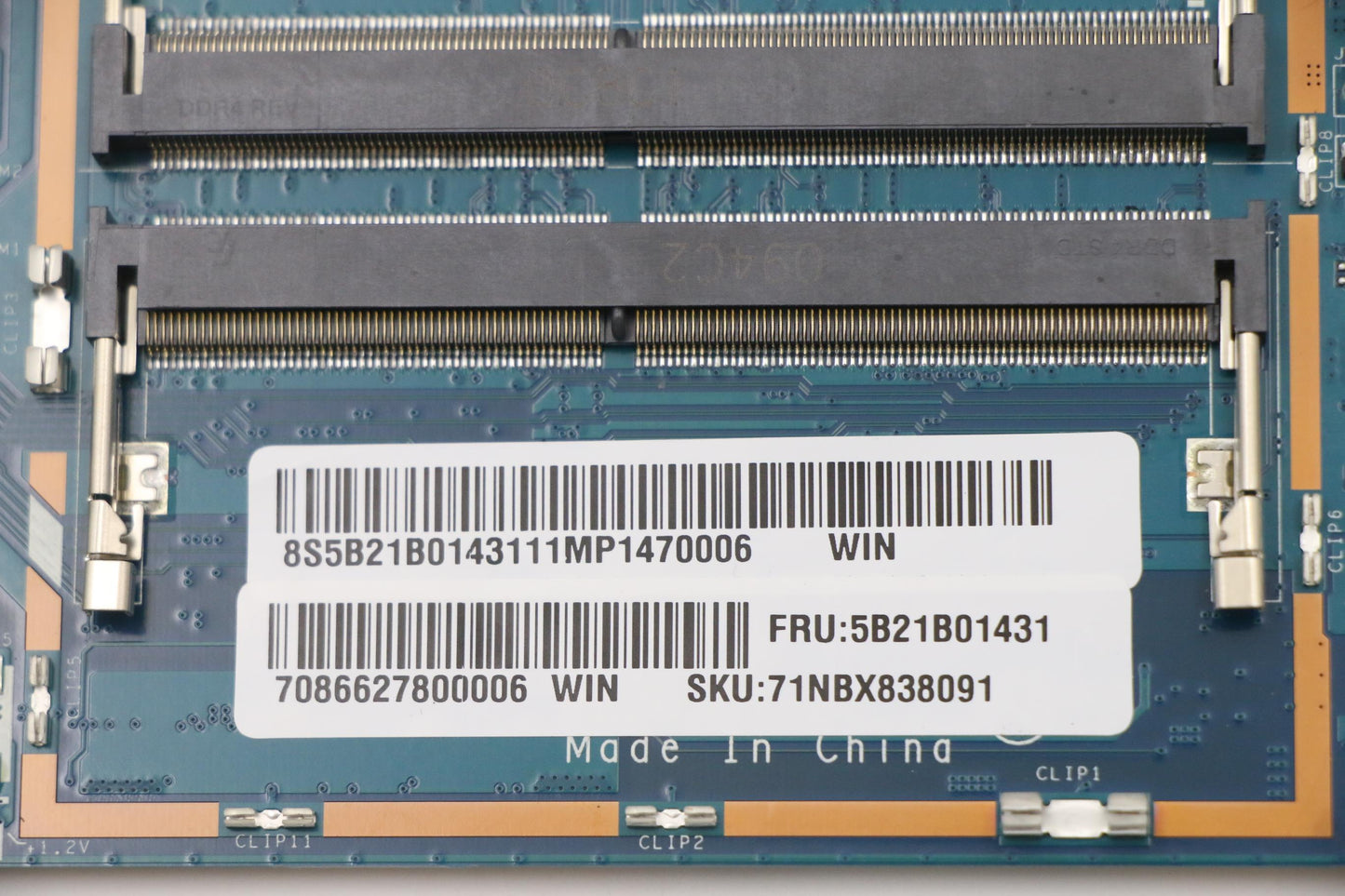 Lenovo Bdplanar Mb C82Fj Winr33250U_U - 5B21B01431