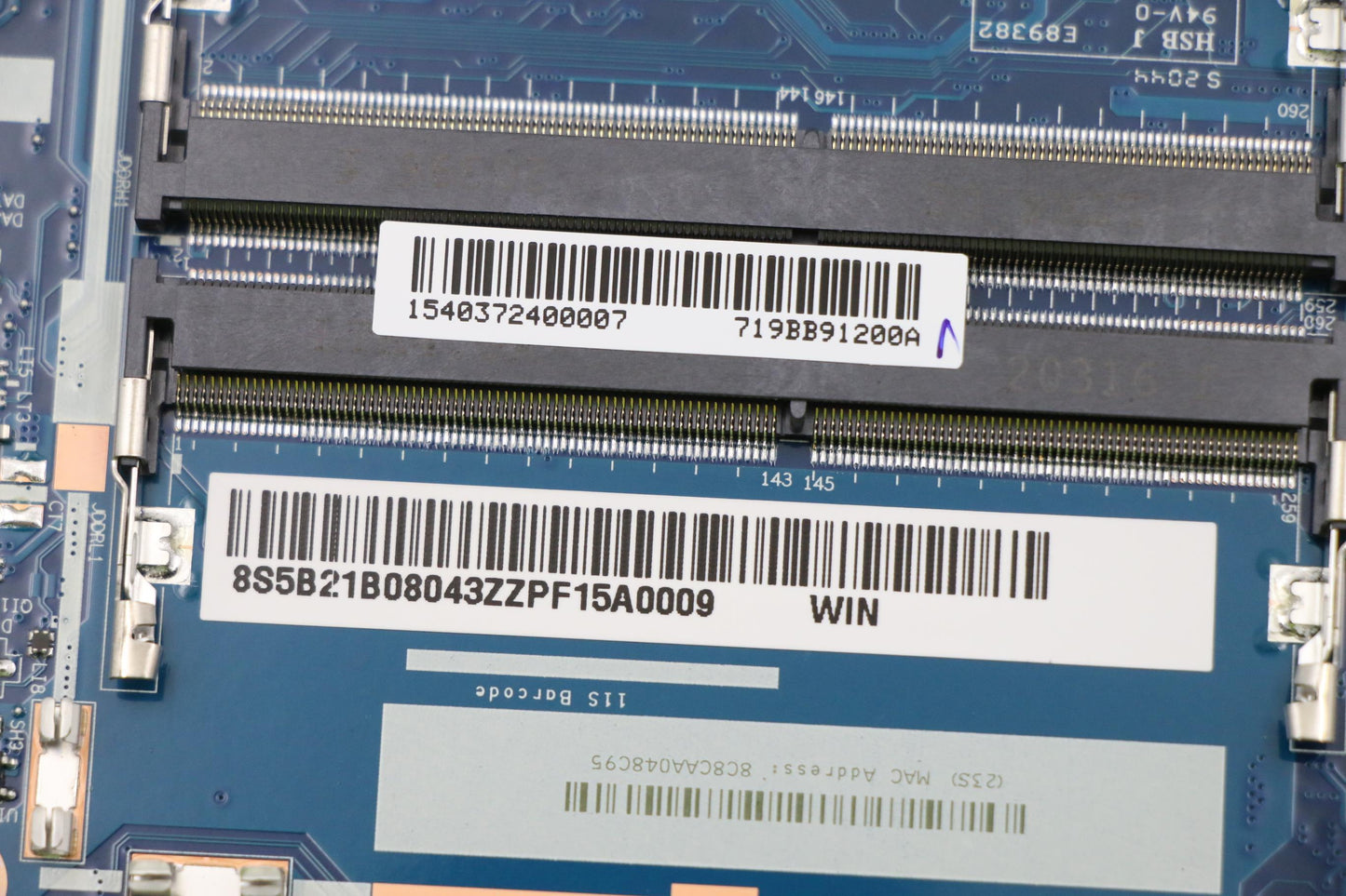 Lenovo Bdplanar Mbl20V3Wini710750H_Gt - 5B21B08043