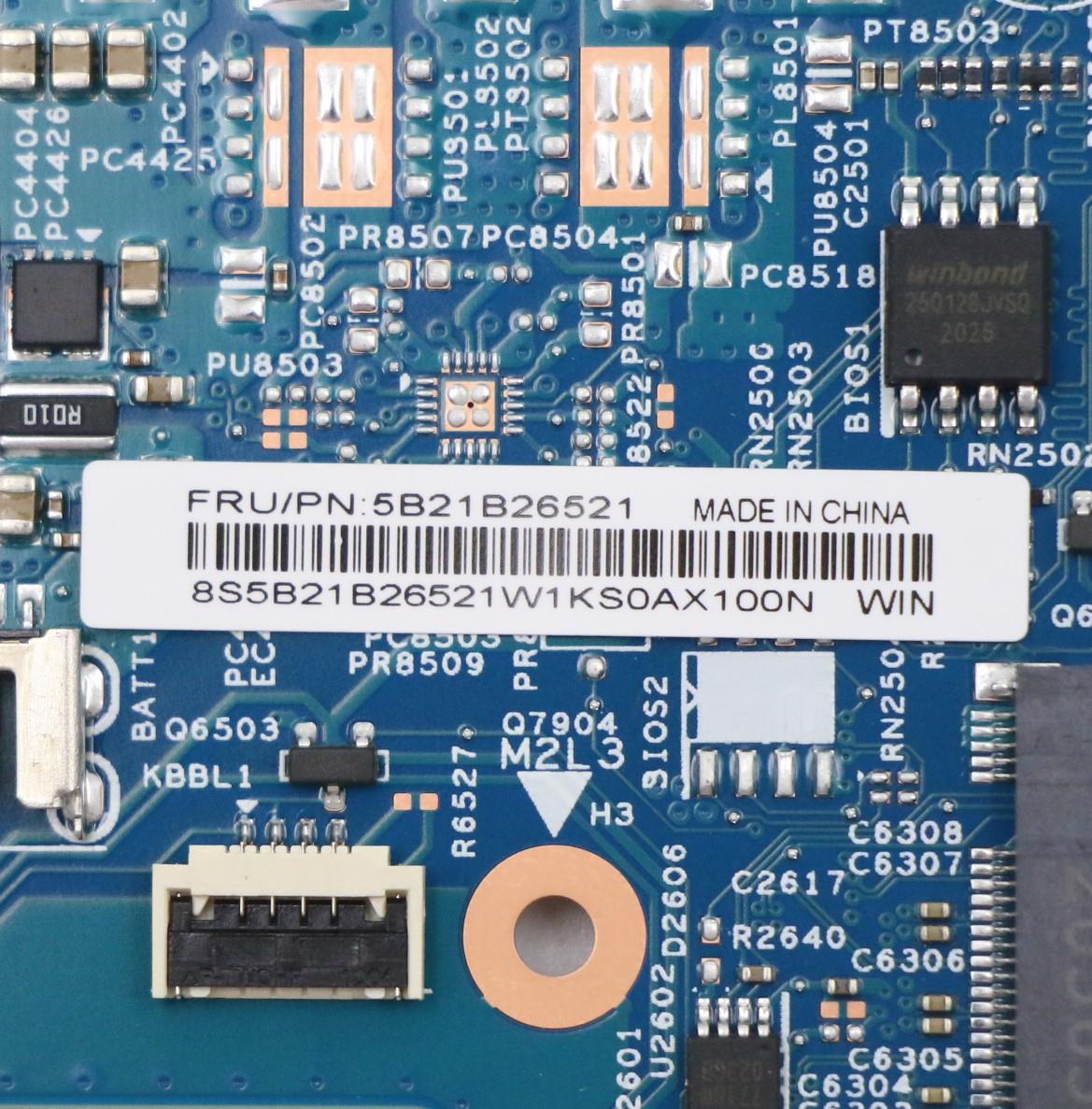 Lenovo Motherboard W81X1, i5-1035G1, 8GB RAM, Windows DPK - 5B21B26521