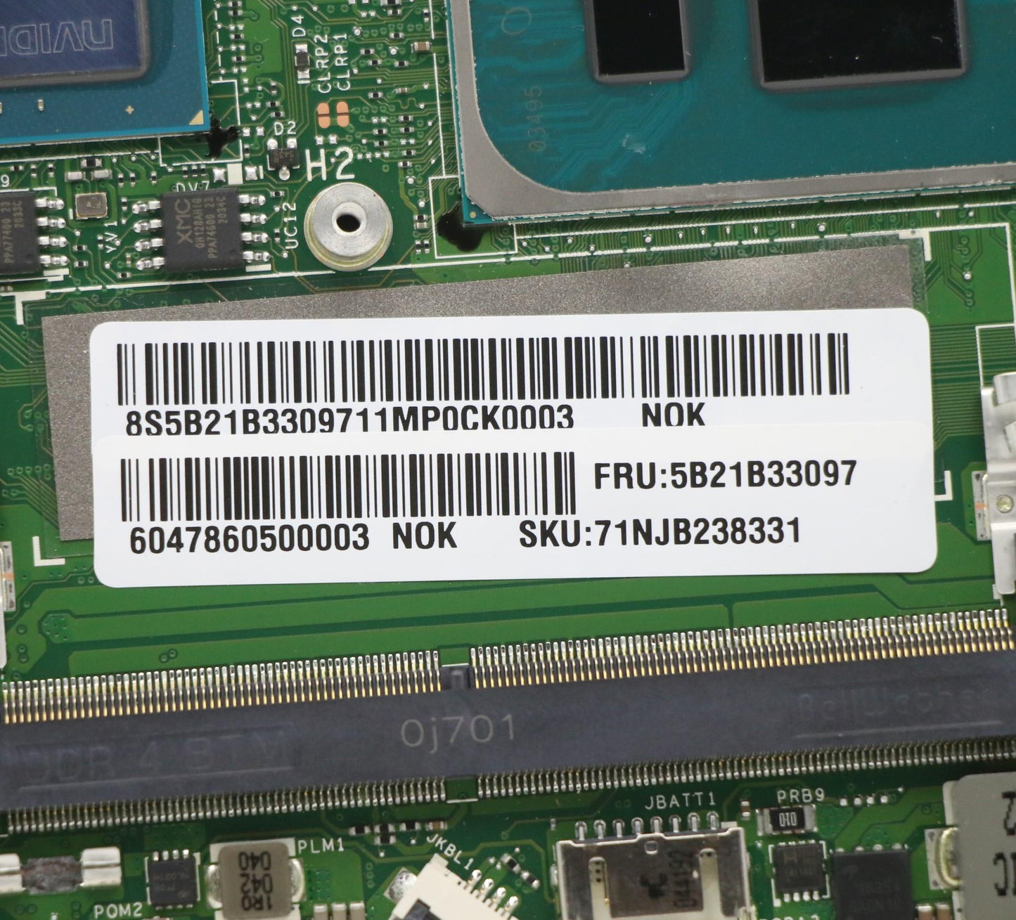 Lenovo Bdplanar Mbc20Ve Nok I7 Mx4508 - 5B21B33097