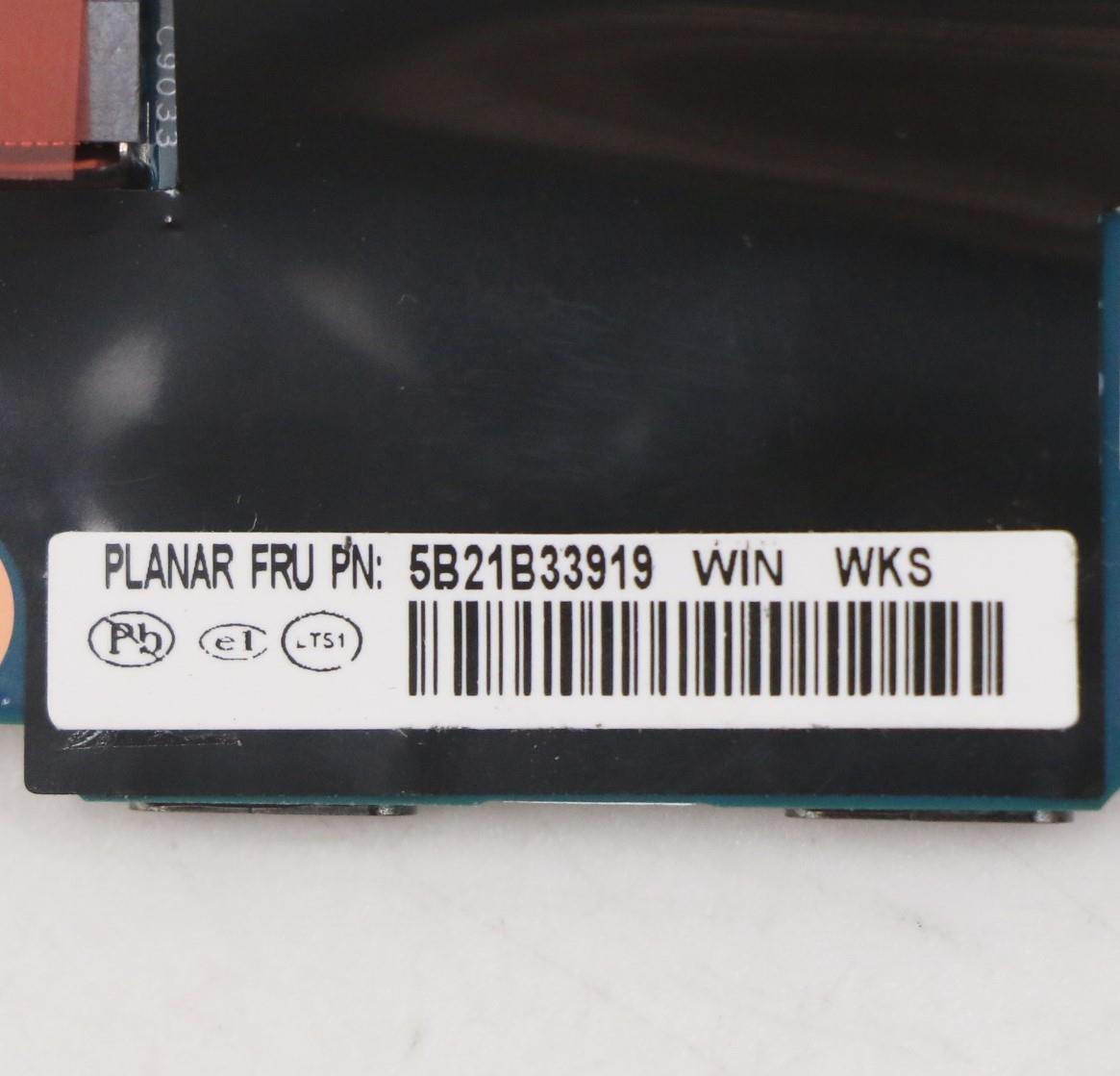 Lenovo Motherboard, i5-1130G7, 8GB RAM, TPM, Windows - 5B21B33919