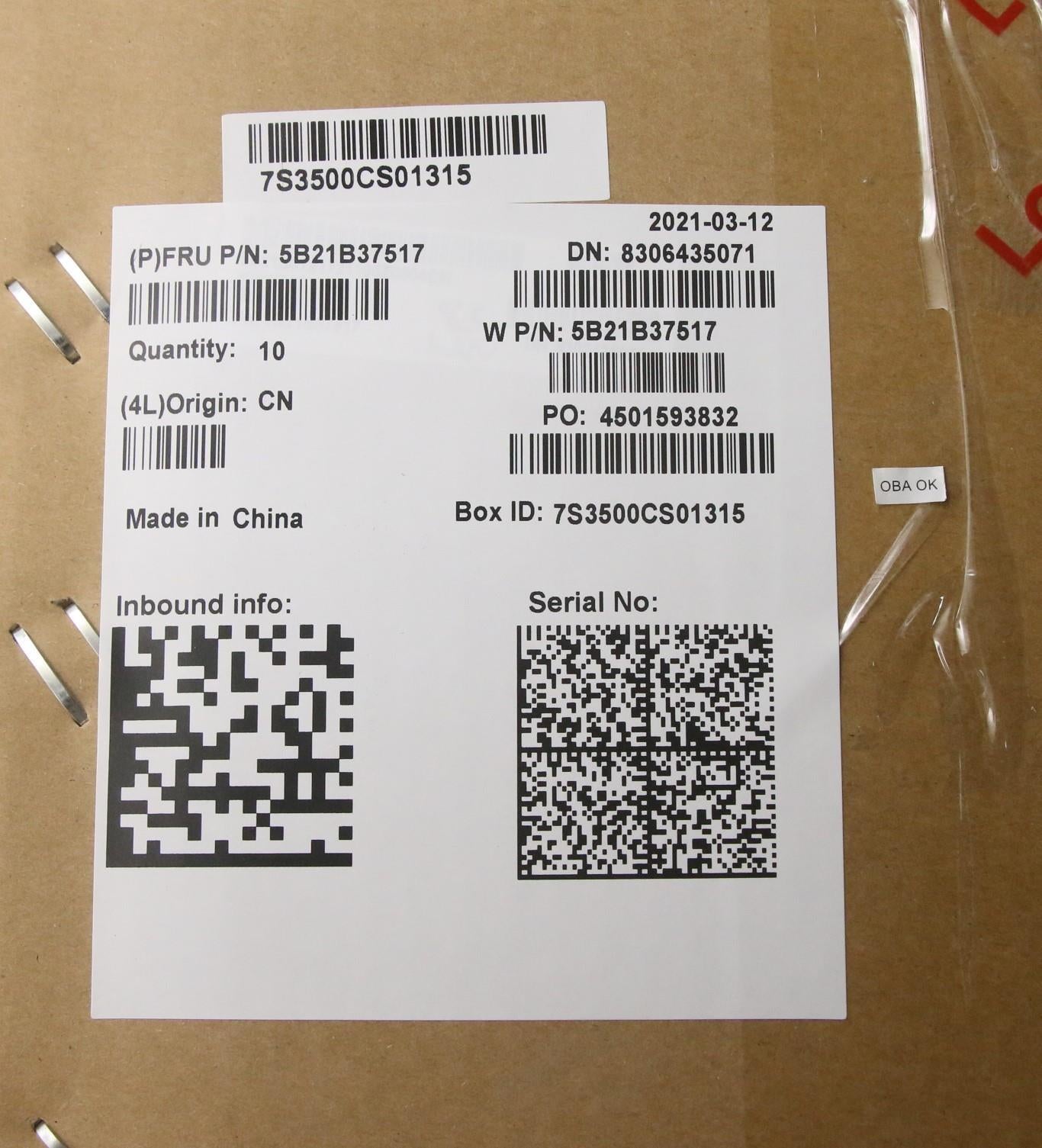Lenovo Bdplanar Mb W 82Ht Win I51135G - 5B21B37517