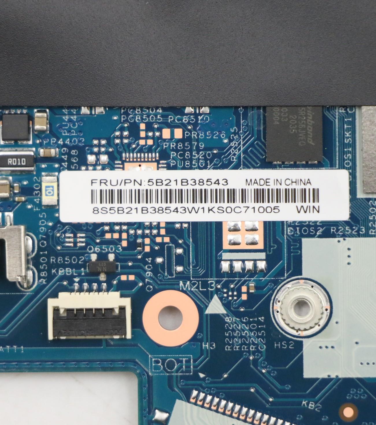 Lenovo Bdplanar Mb W 82Hs Win I71165G - 5B21B38543