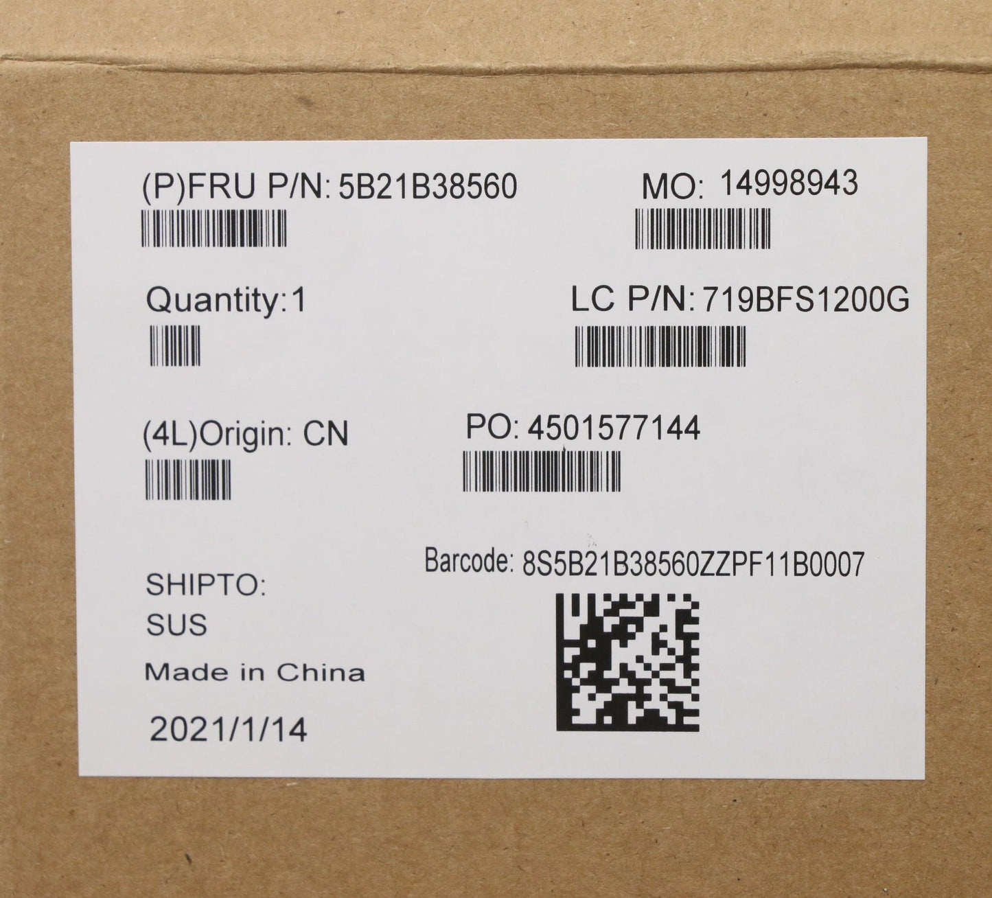 Lenovo Bdplanar Mb B82Hm Winr74800H_R - 5B21B38560