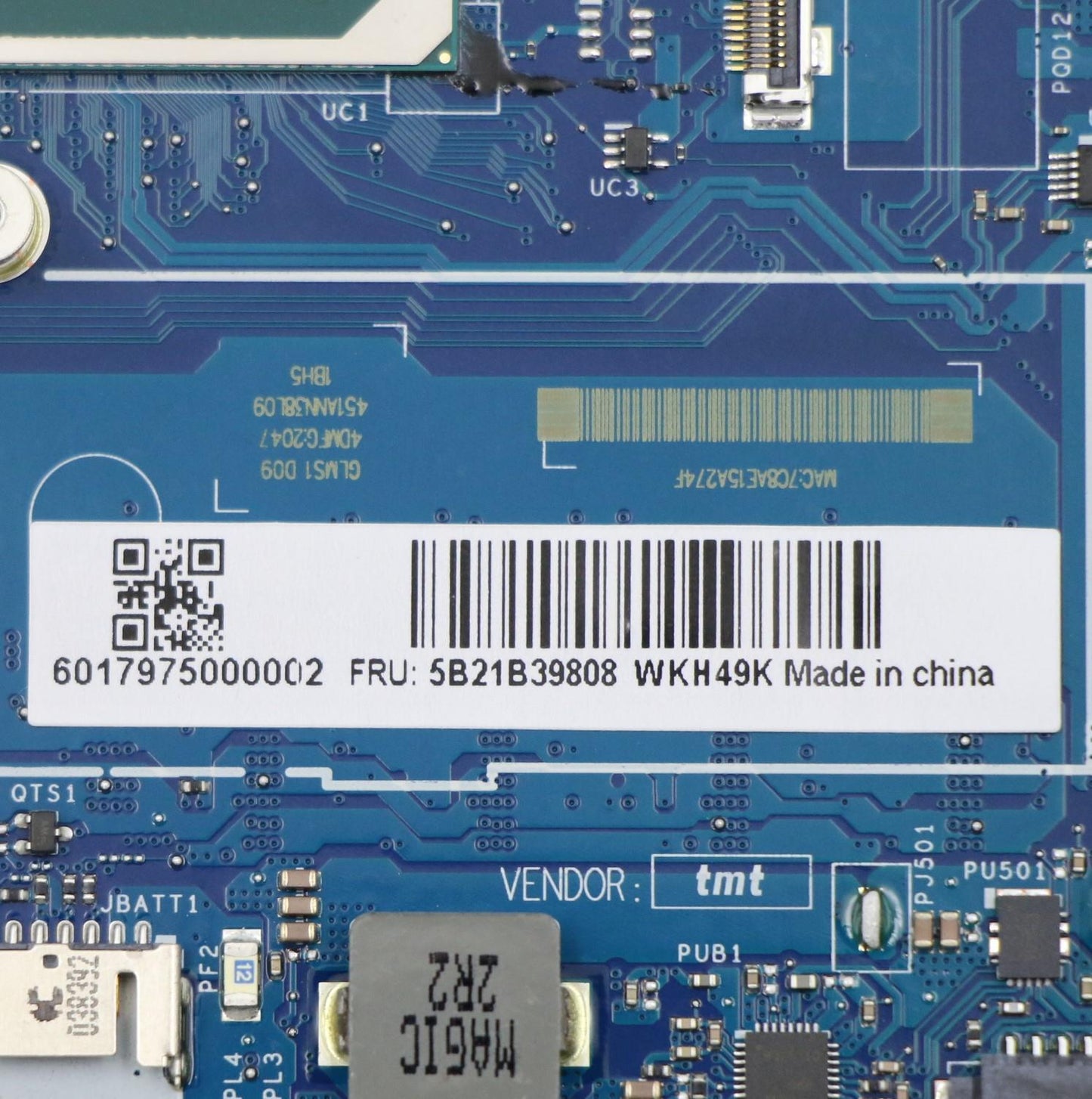 Lenovo Bdplanar Mb C 82Fe Nok I7_N18S - 5B21B39808