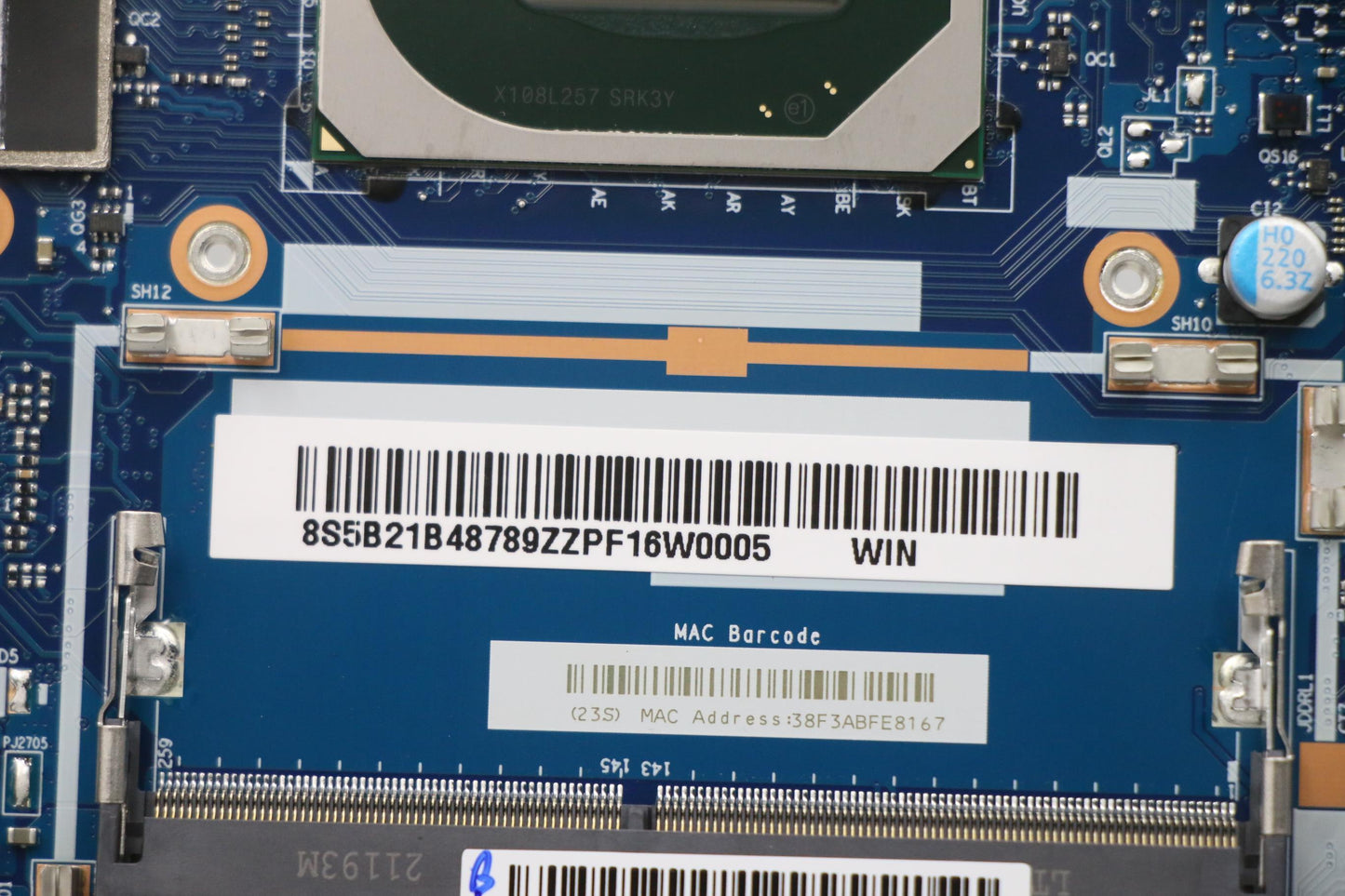 Lenovo Bdplanar Mbl20V3Wini710870H_Gt - 5B21B48789