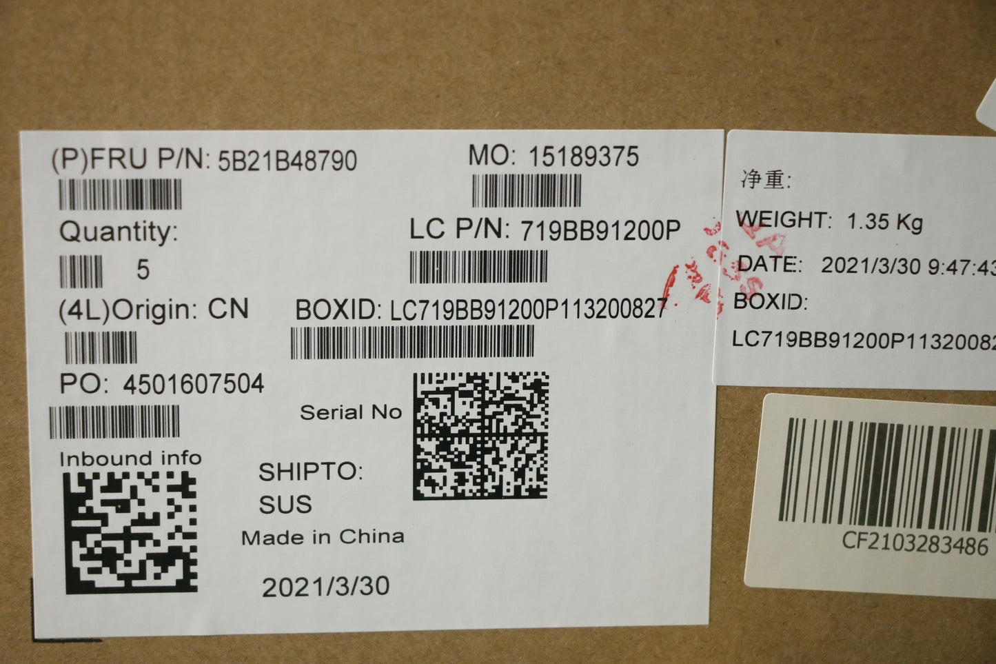Lenovo Bdplanar Mbl20V3Noki710870H_Gt - 5B21B48790