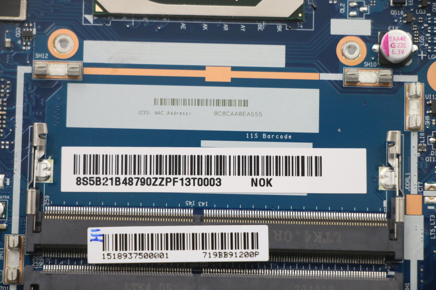 Lenovo Bdplanar Mbl20V3Noki710870H_Gt - 5B21B48790