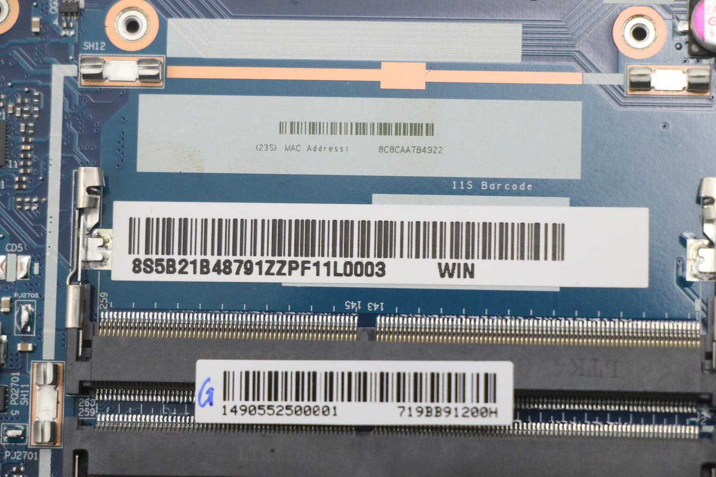 Lenovo Bdplanar Mbl20V3Wini710870H_Gt - 5B21B48791