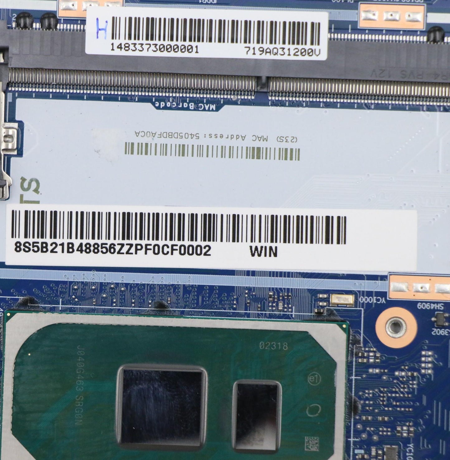 Lenovo Bdplanar Mbl81Wdwini71065G7_Mx - 5B21B48856