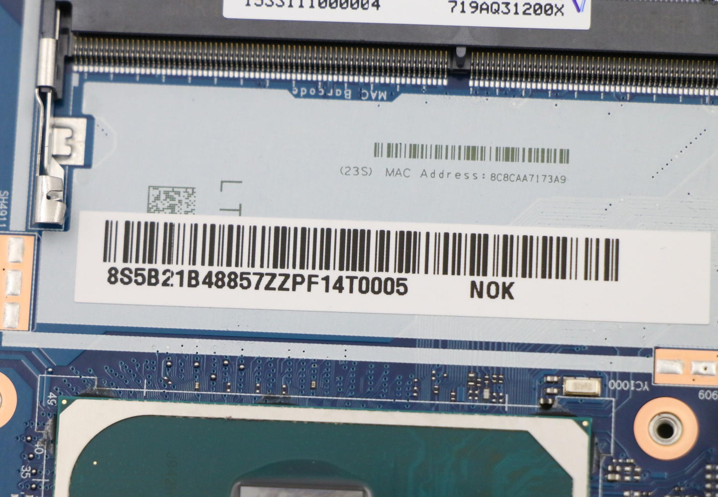 Lenovo Bdplanar Mbl81Wdnoki71065G7_Mx - 5B21B48857
