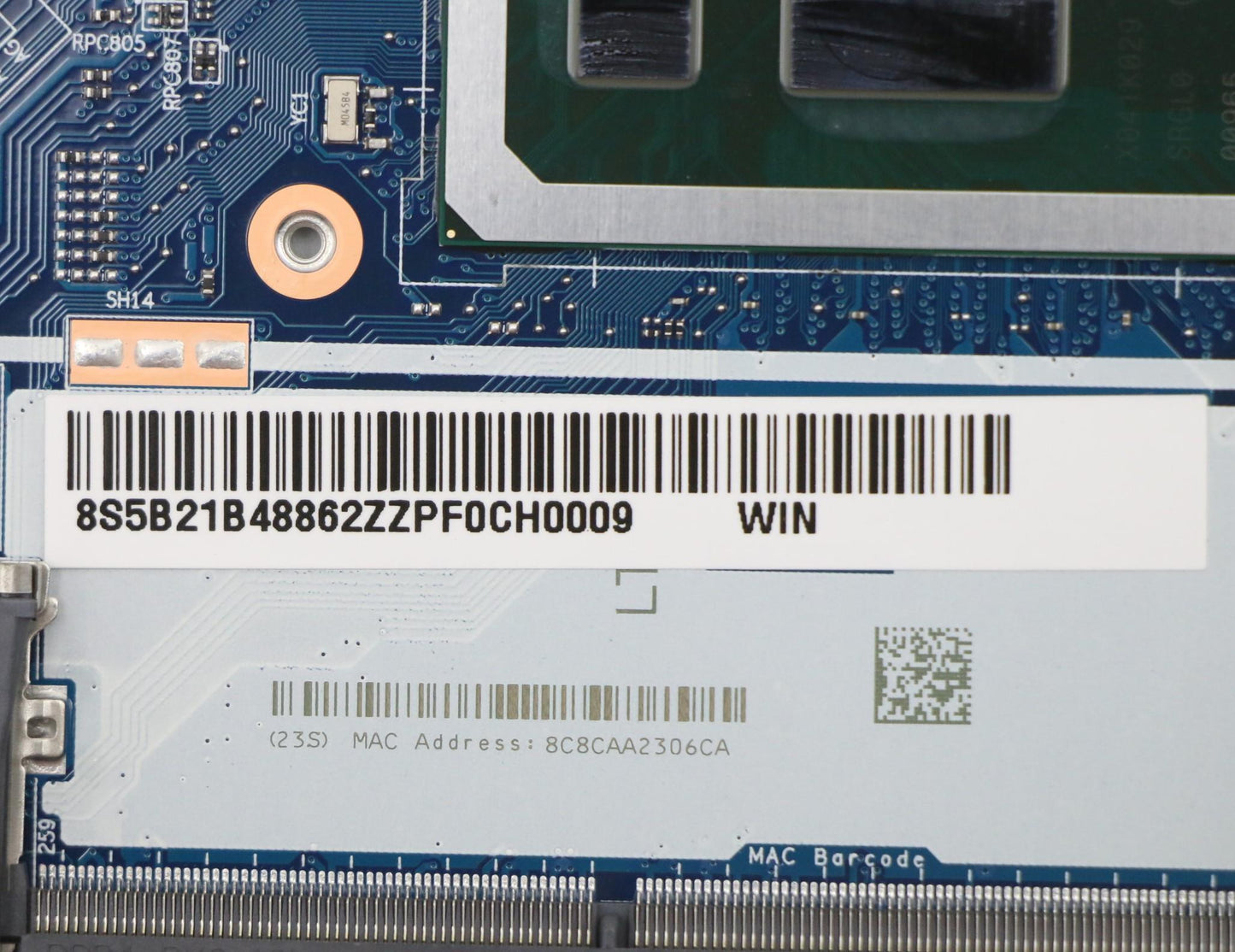 Lenovo Motherboard, i3-10110U, UMA, 4GB RAM, Windows Compatible - 5B21B48862