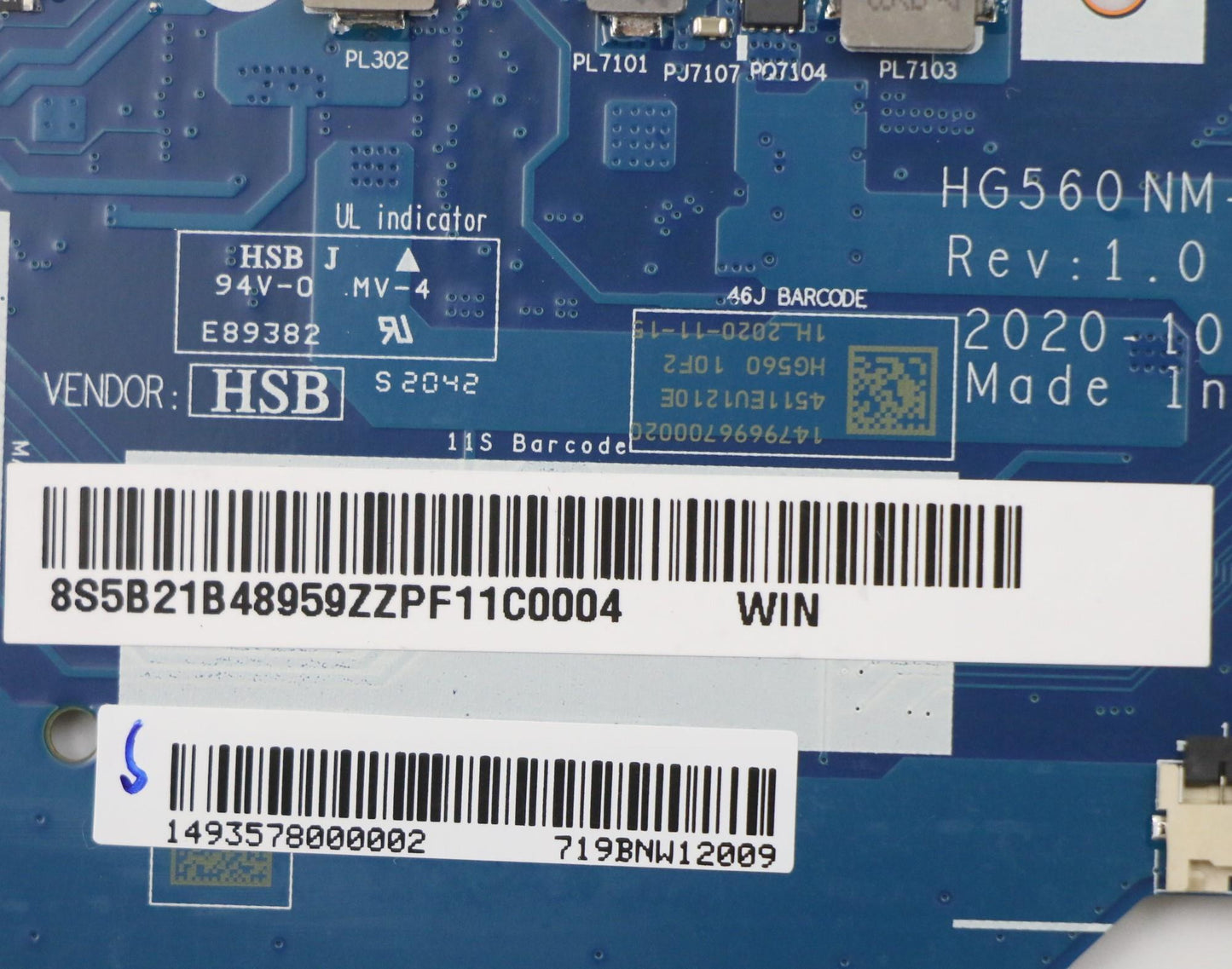 Lenovo Bdplanar Mbl82Hlwin I31115G4_U - 5B21B48959