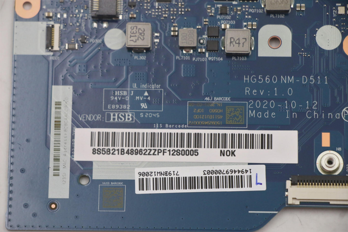 Lenovo Bdplanar Mbl82Hlnok 6305_Uma_4 - 5B21B48962