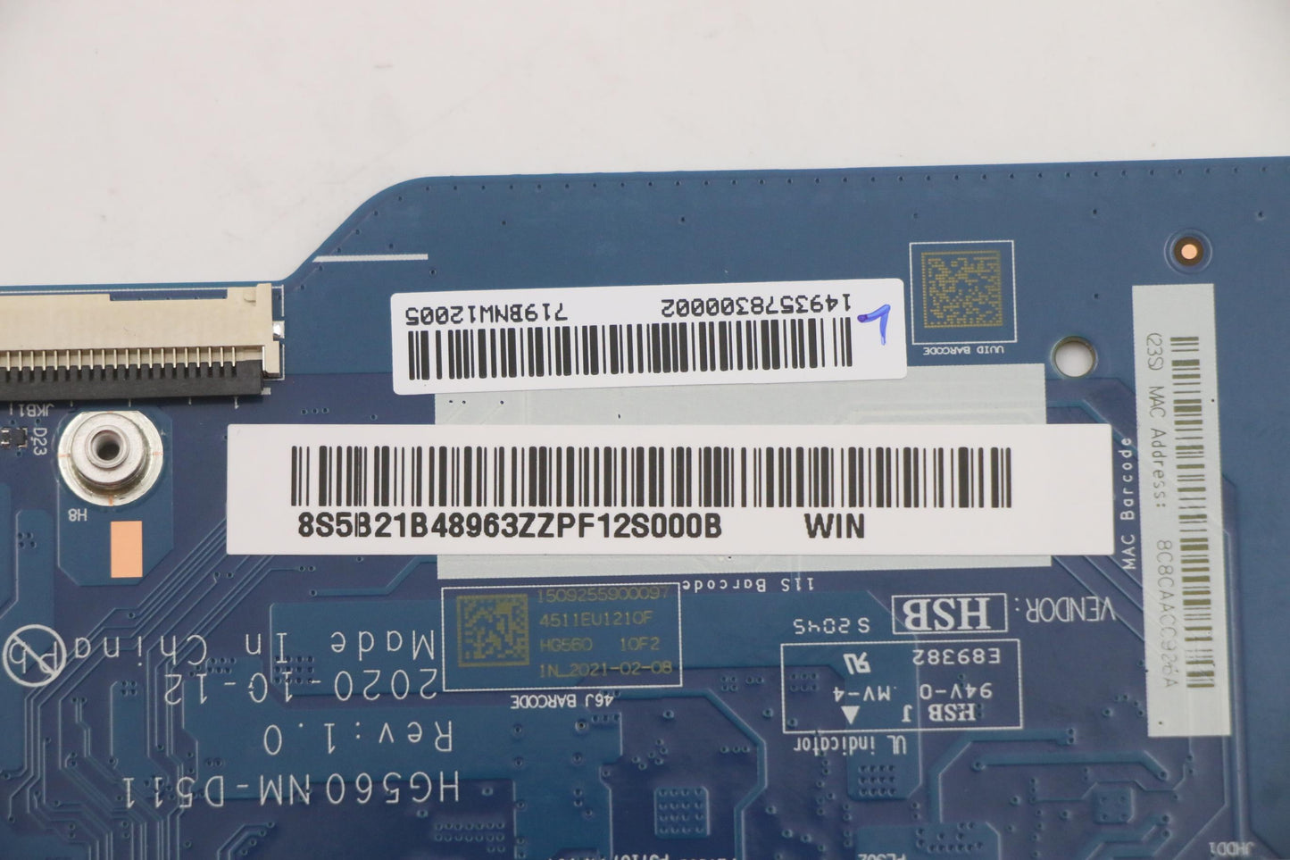 Lenovo Bdplanar Mbl82Hlwin 7505_Uma_4 - 5B21B48963