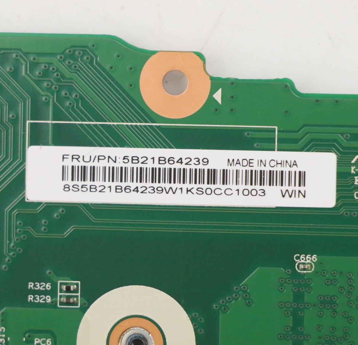 Lenovo Motherboard, N5030, UMA Graphics, 8GB RAM, eMMC Storage, Windows - 5B21B64239