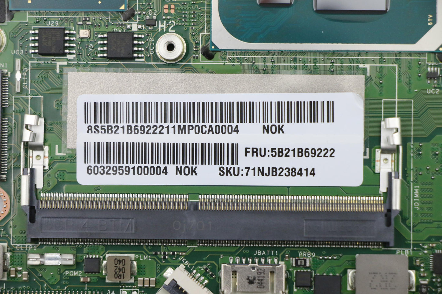 Lenovo Bdplanar Mbc20Ve Nok I5 Mx4508 - 5B21B69222