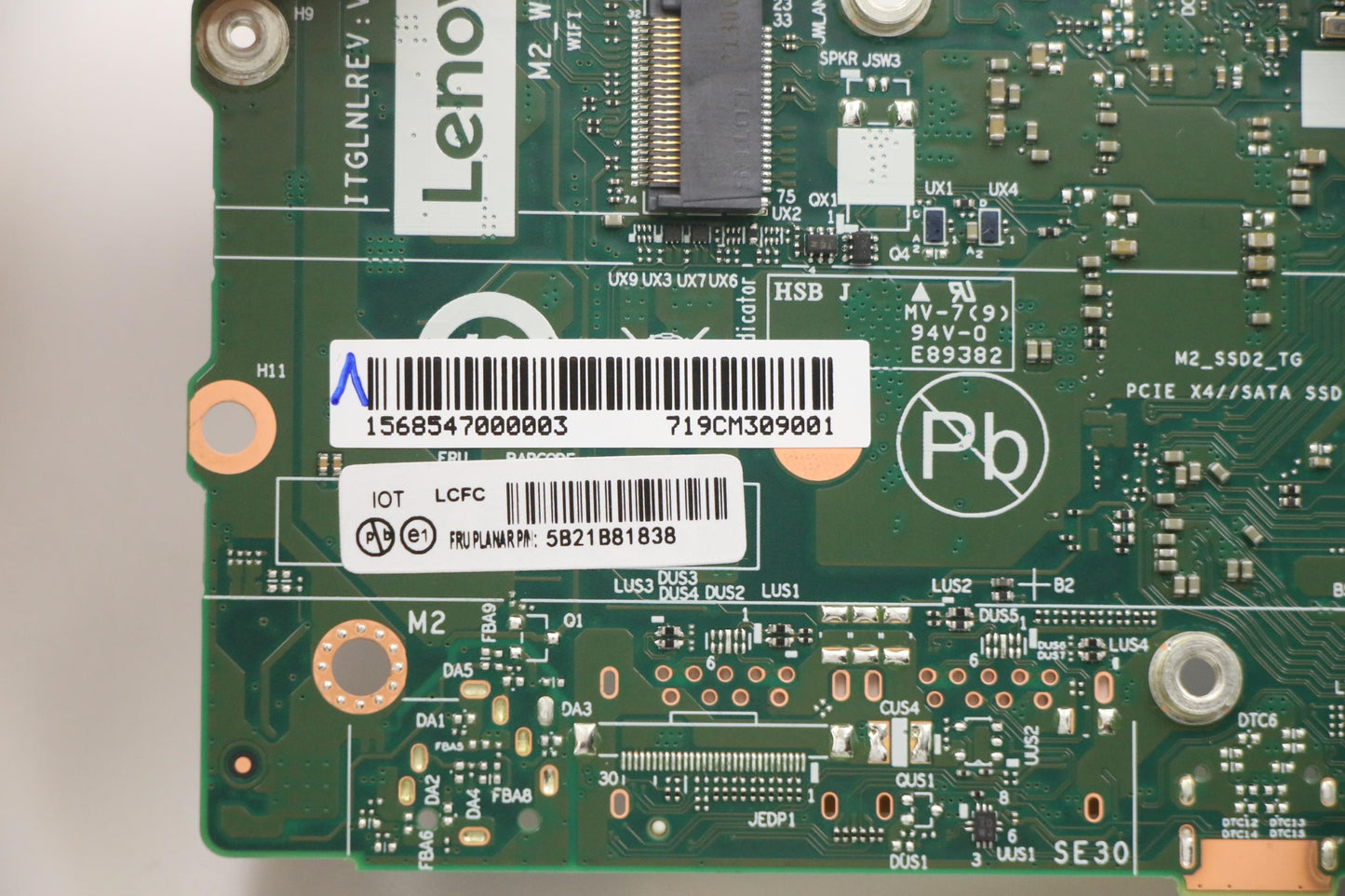 Lenovo Bdplanar Fru Mb Tgl I5 8G Iot - 5B21B81838