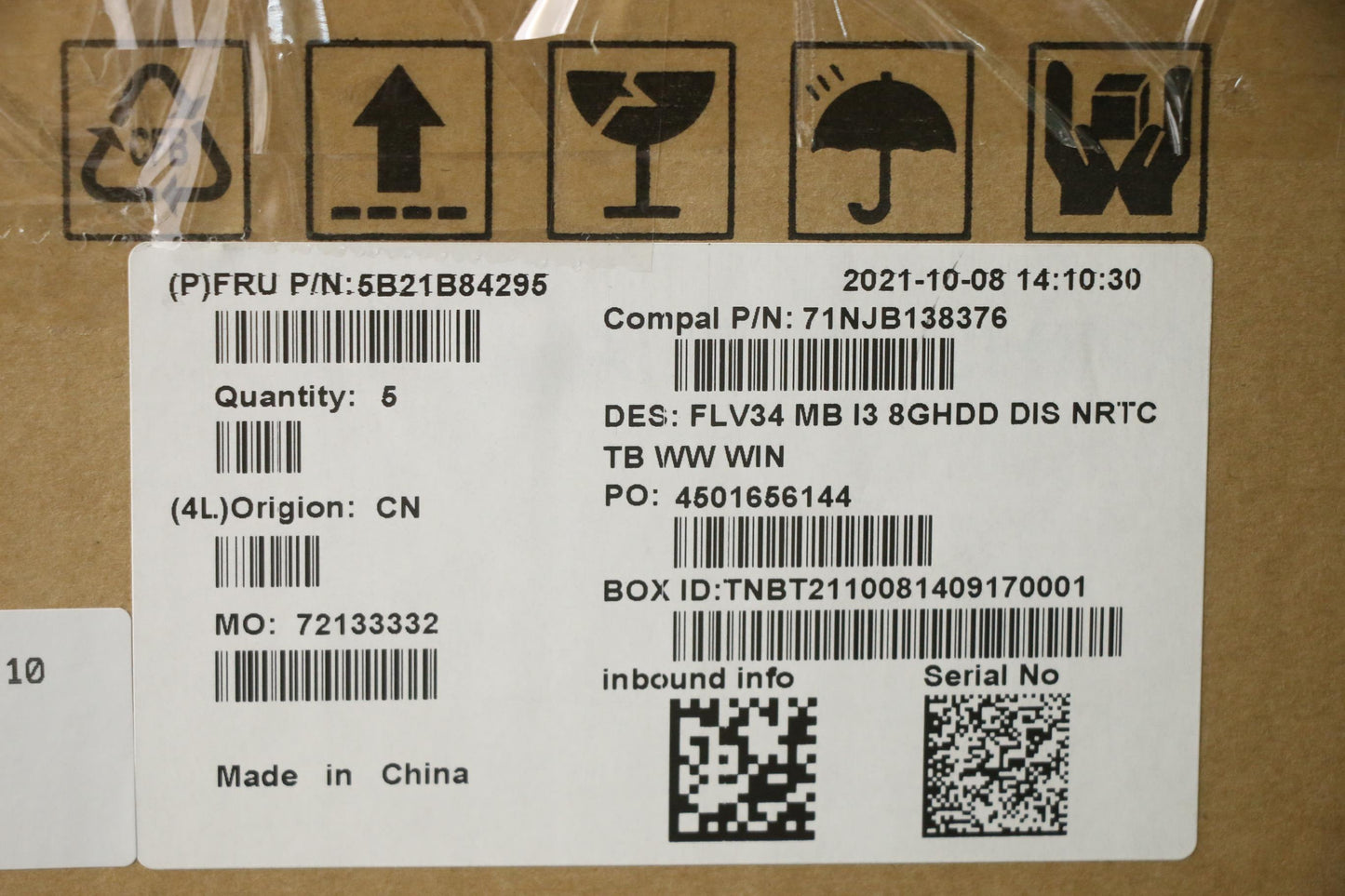 Lenovo Bdplanar Mbc20Vd Win I3 Mx4508 - 5B21B84295
