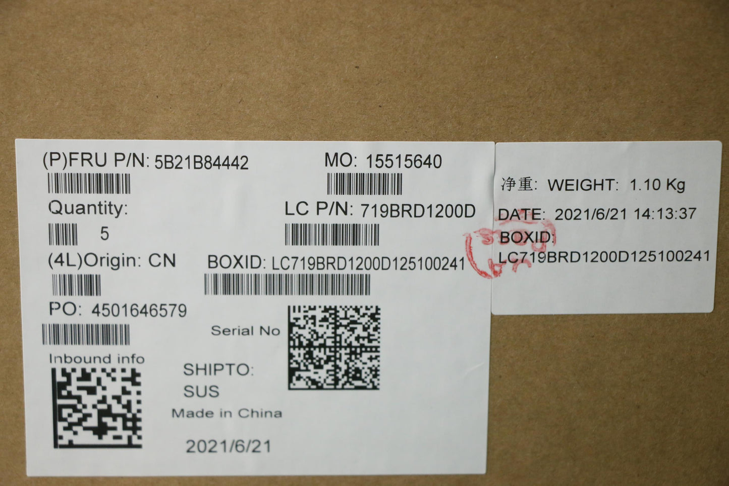 Lenovo System Board, i3-1115G4, UMA, 4G - 5B21B84442