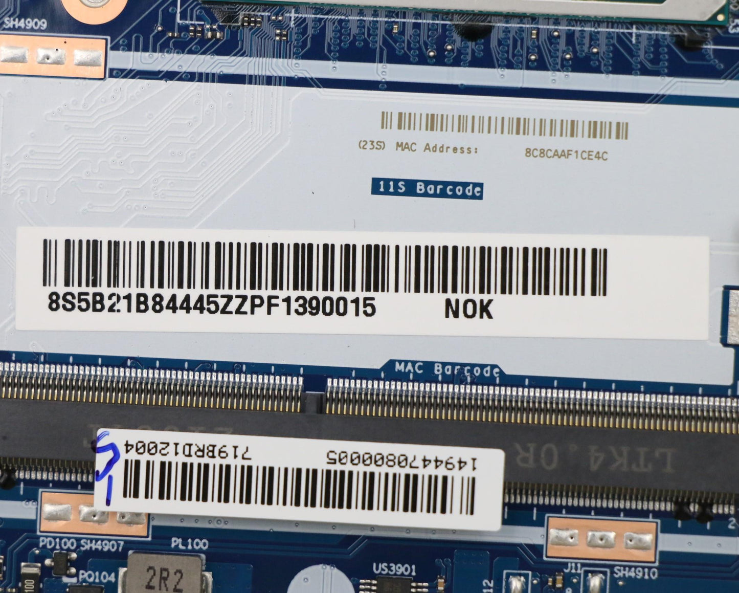 Lenovo Bdplanar Mbl81X8I31115G4_Uma_4 - 5B21B84445